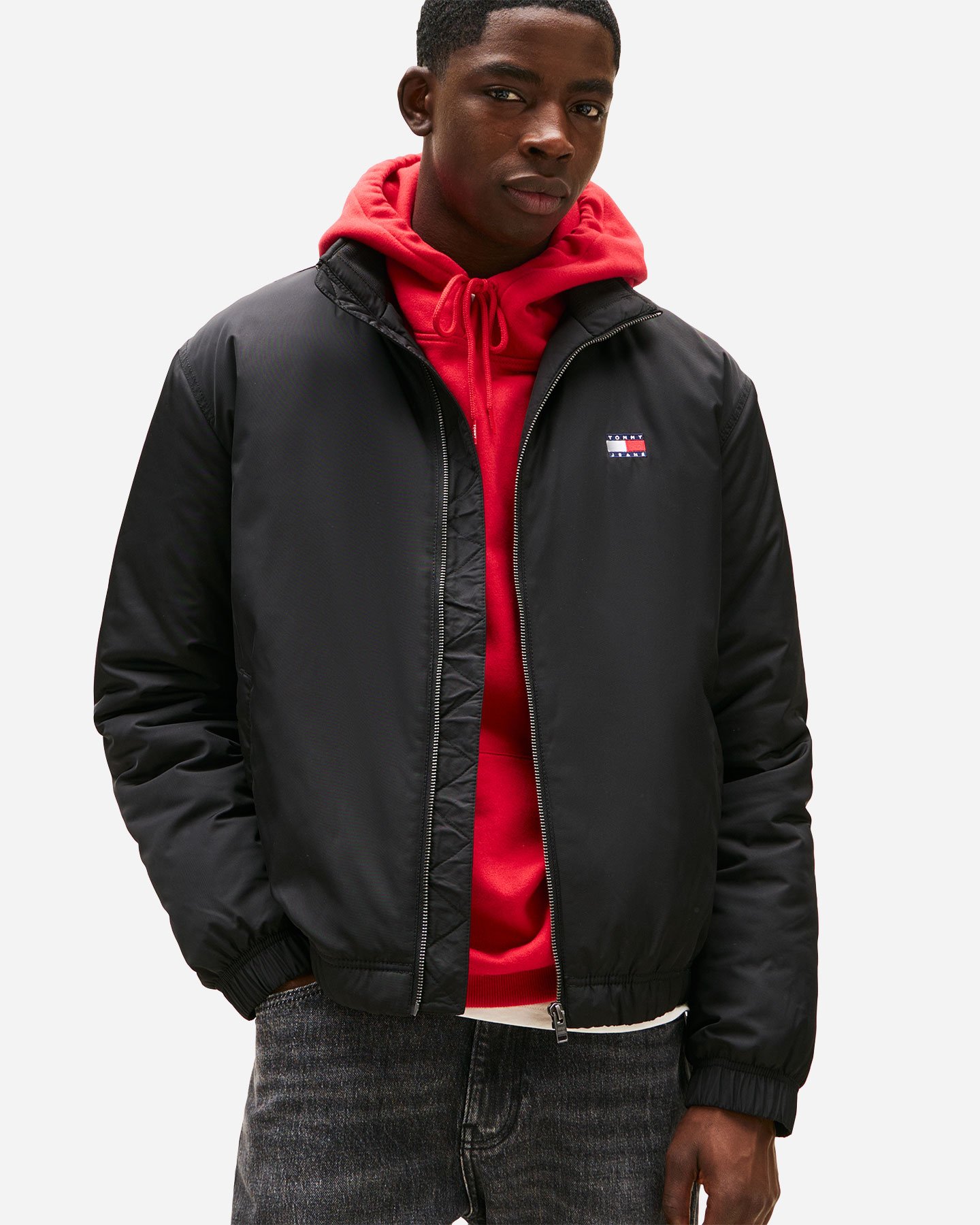 Giubbotto TOMMY HILFIGER ESSENTIAL PADDED M - Nero - 4 | Cisalfa Sport