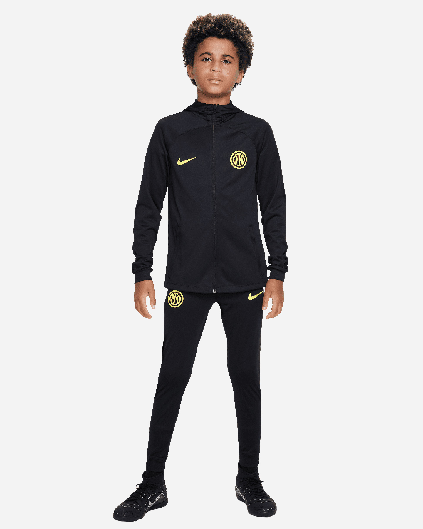 Abbigliamento calcio ufficiale NIKE DRI FIT INTER STRIKE HOOD 22 -23 M - Nero - 0 | Cisalfa Sport