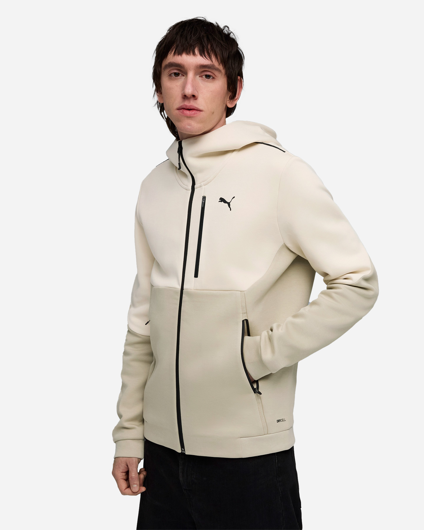 Felpa PUMA TECH M - Bianco - 2 | Cisalfa Sport