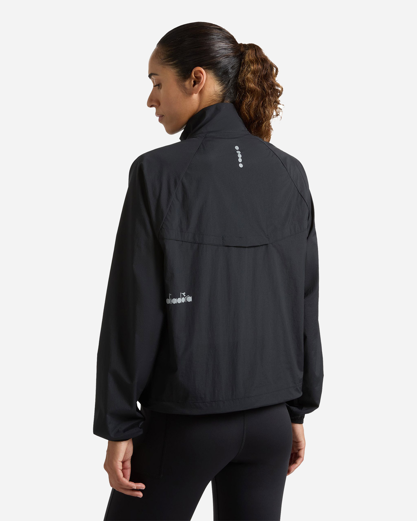 Giacca running DIADORA WINDBREAKER W - Nero - 2 | Cisalfa Sport