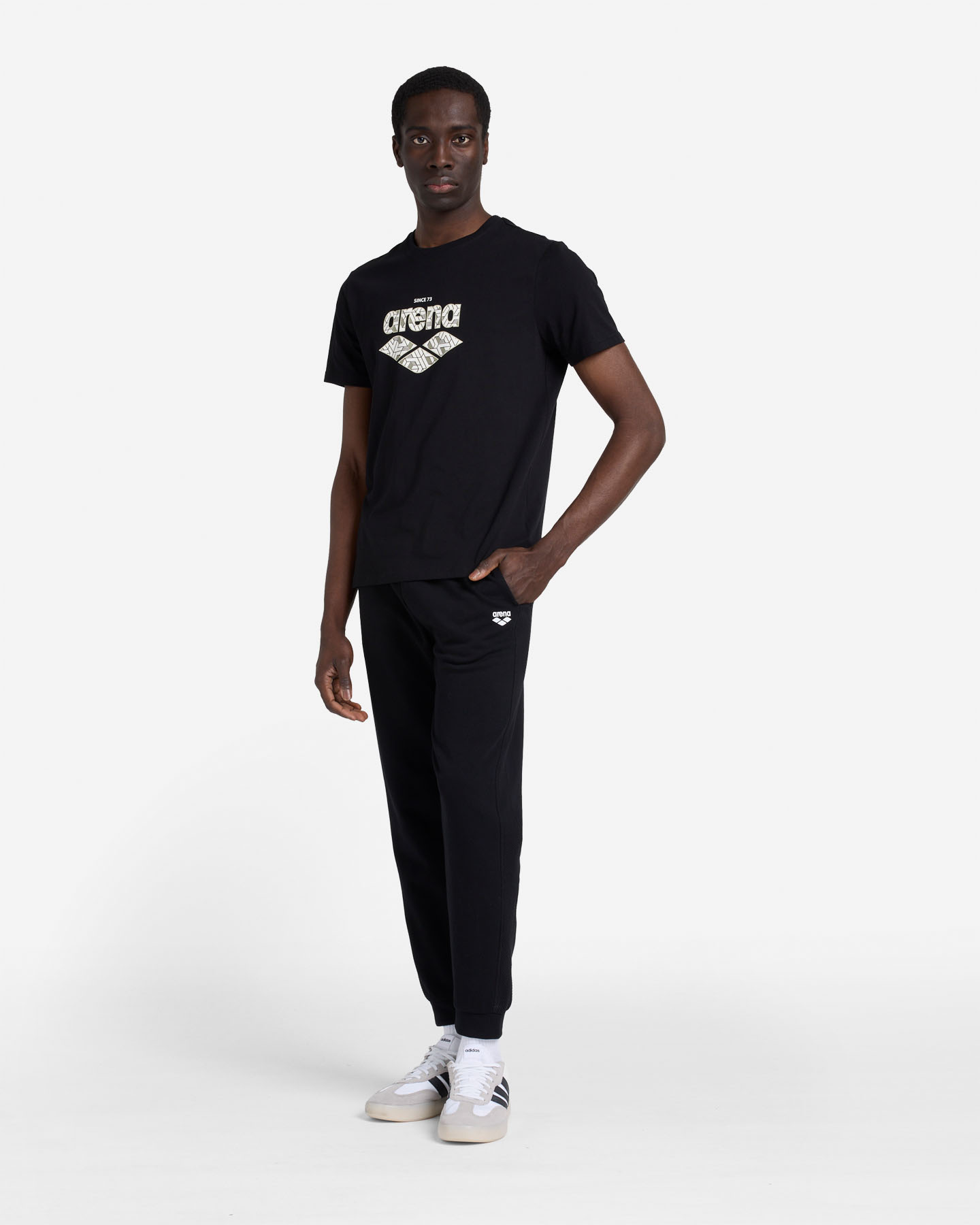T-shirt ARENA ATHLETIC ESSENTIAL M - Nero - 4 | Cisalfa Sport