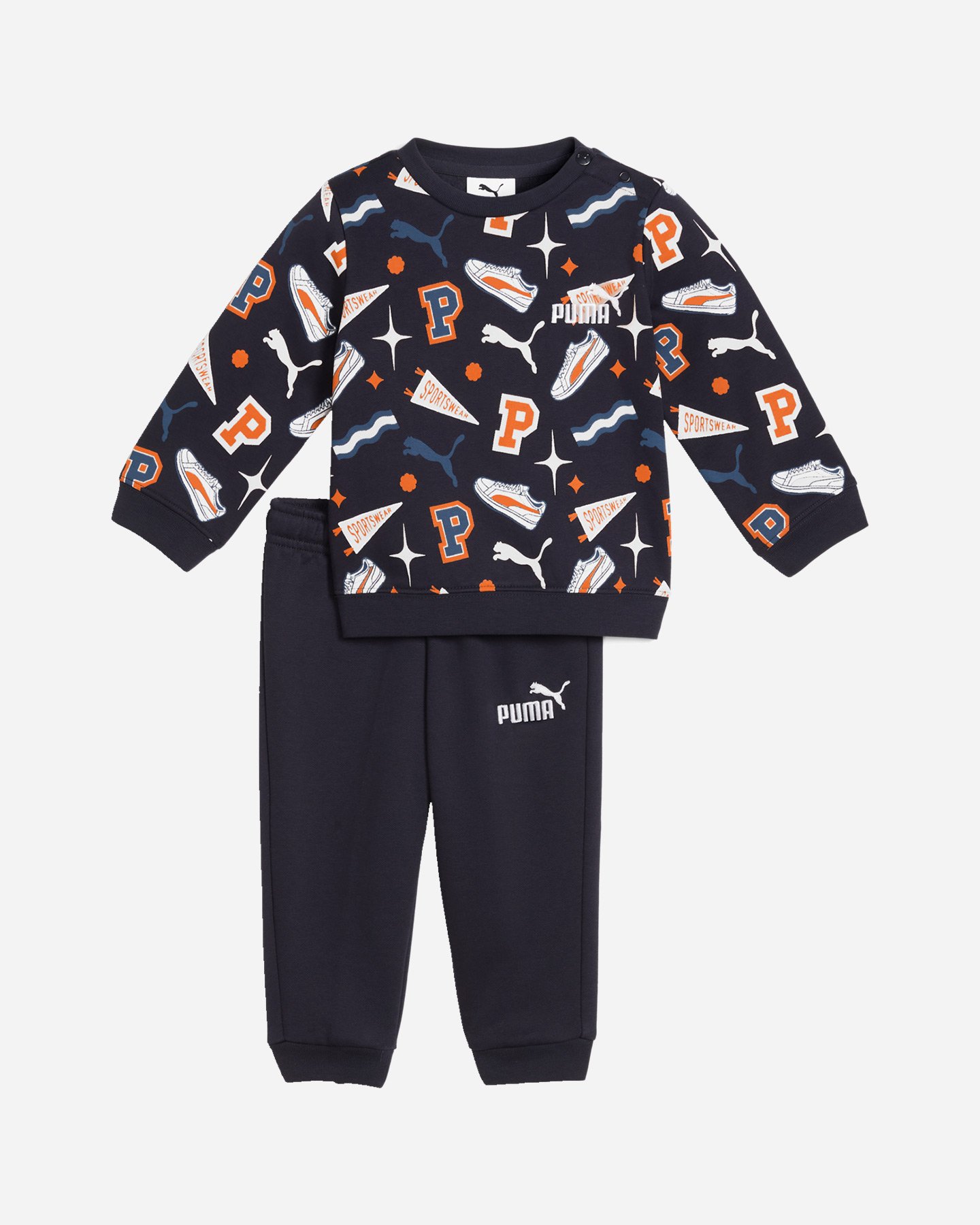 Tuta PUMA PRINTED JR - Blu Navy - 0 | Cisalfa Sport