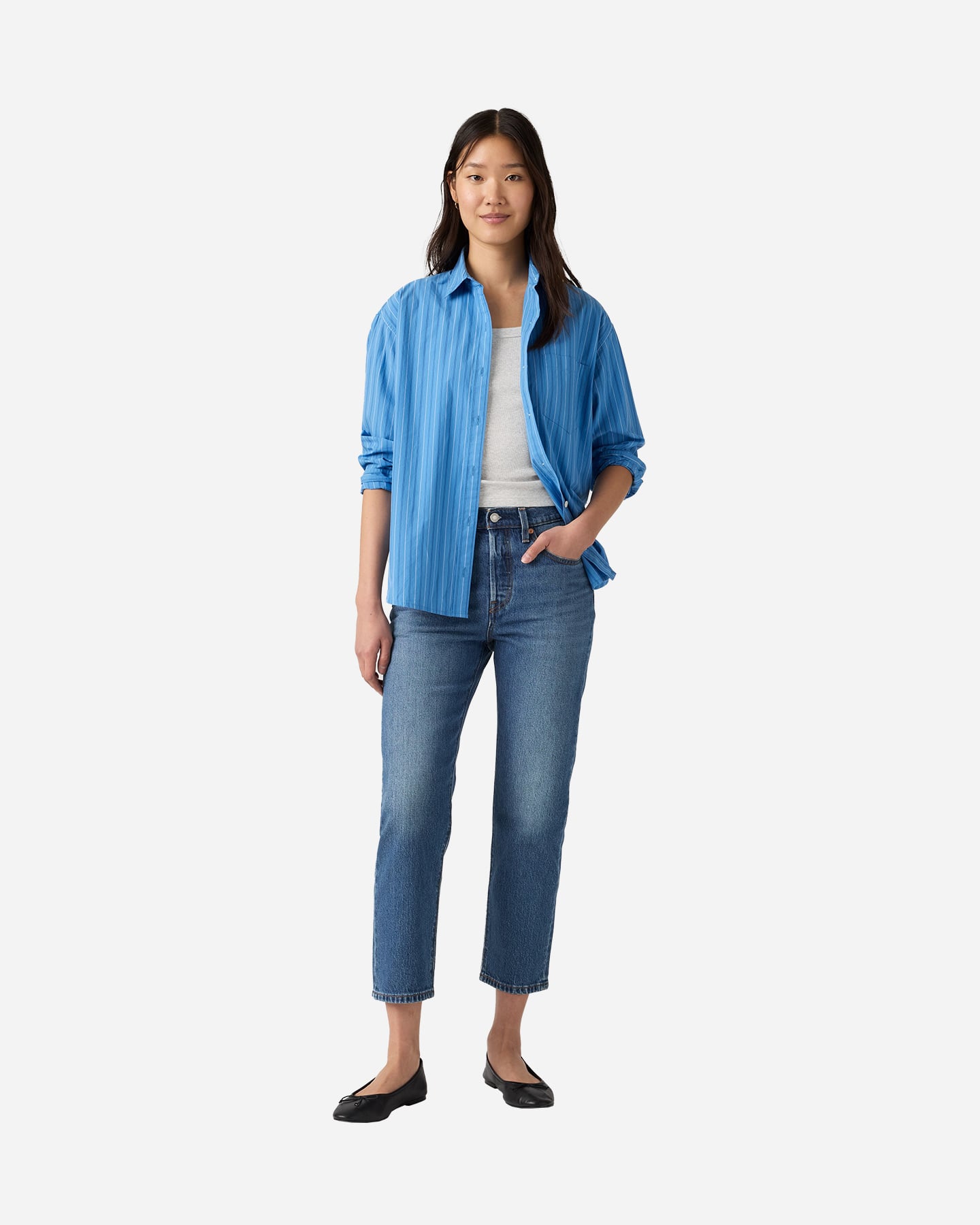 Jeans LEVI'S 501 CROP L30 W - Denim - 5 | Cisalfa Sport