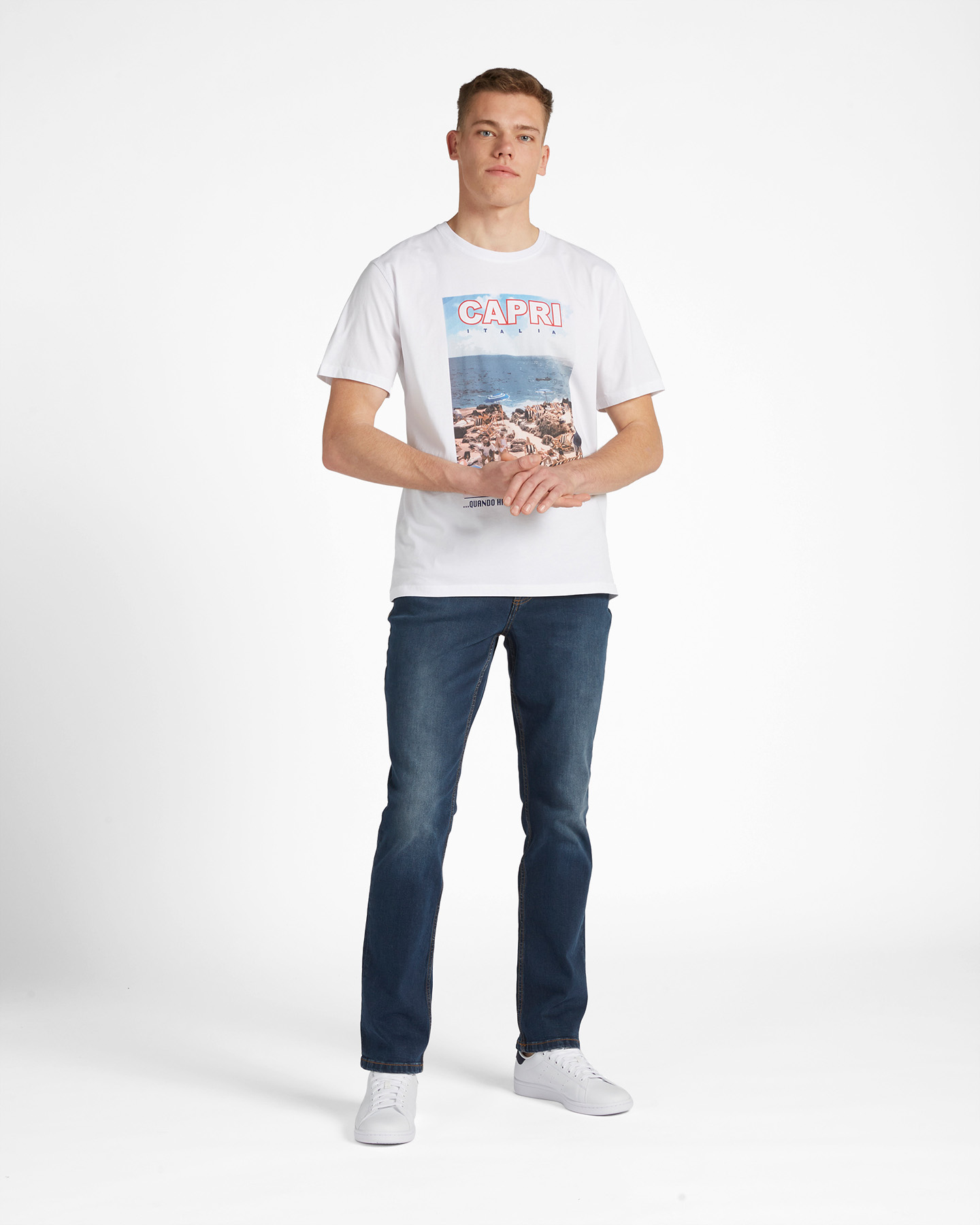 T-shirt BEST COMPANY ST CAPRI M - Bianco - 1 | Cisalfa Sport