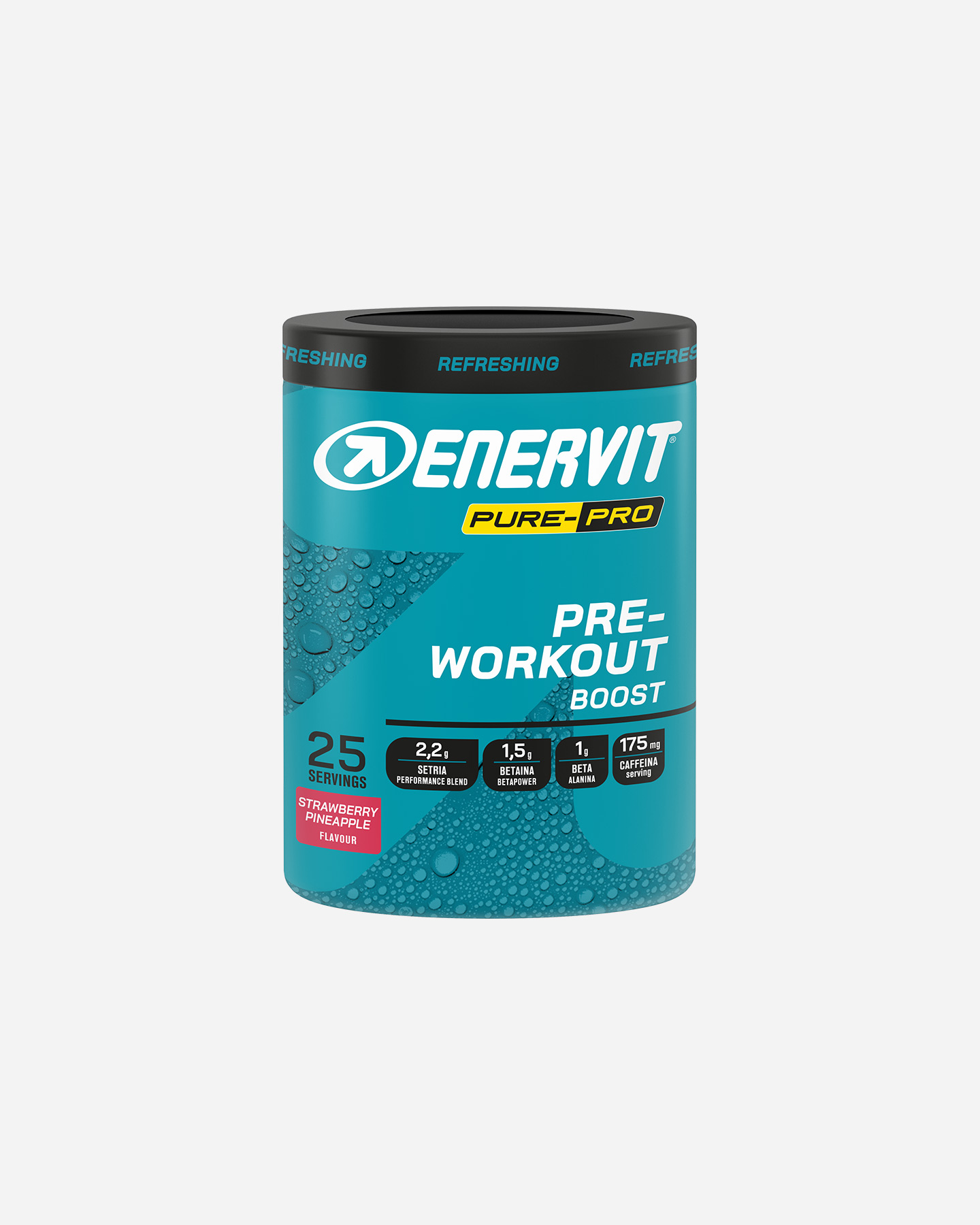 Energetico ENERVIT PRE WORKOUT BOOST ANANAS FRAGOLA 313 G  - Color mix - 0 | Cisalfa Sport