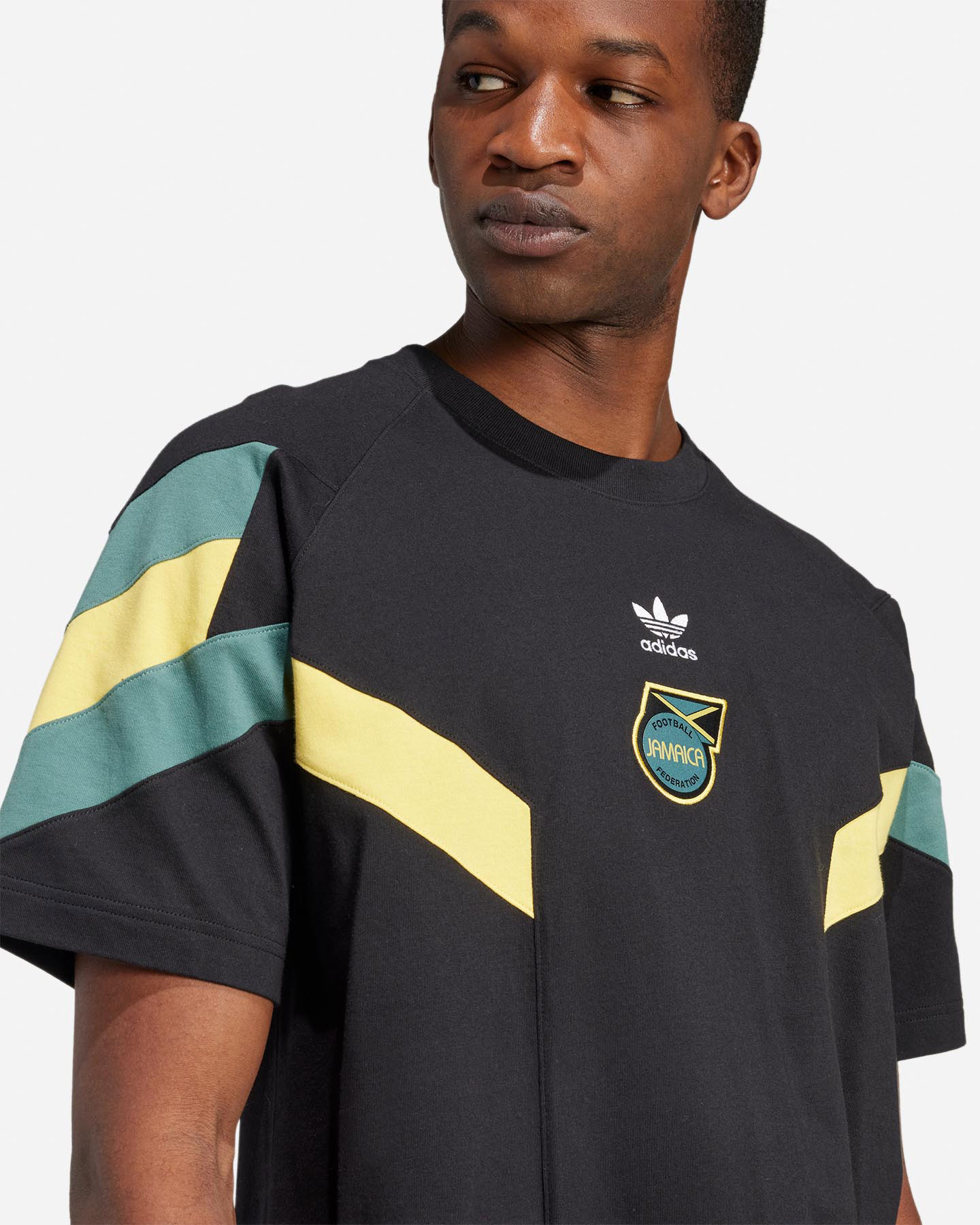 Abbigliamento calcio ufficiale ADIDAS JAMAICA 24-25 OG M - Nero - 4 | Cisalfa Sport