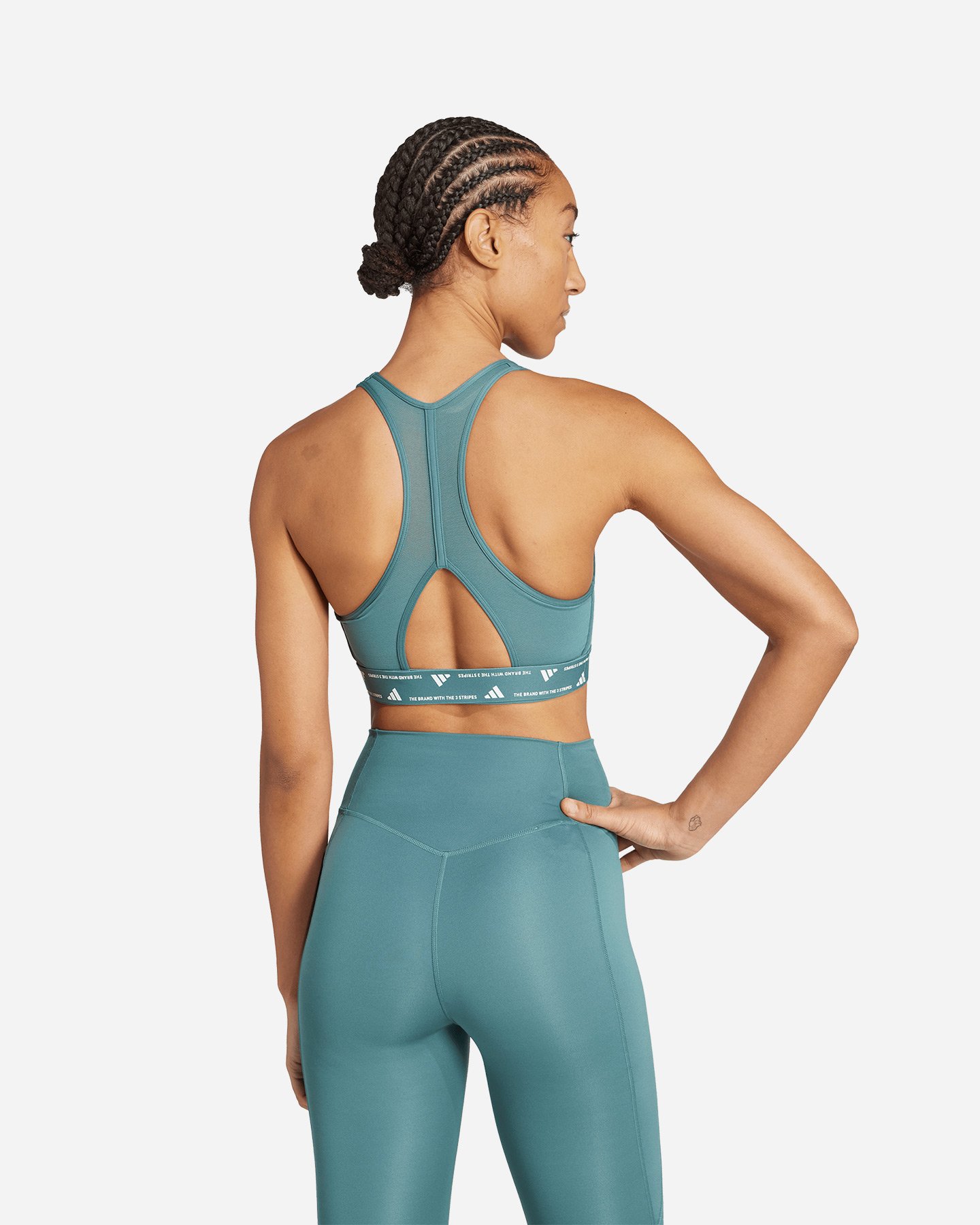 Bra training ADIDAS PWRCT W - Verde - 3 | Cisalfa Sport