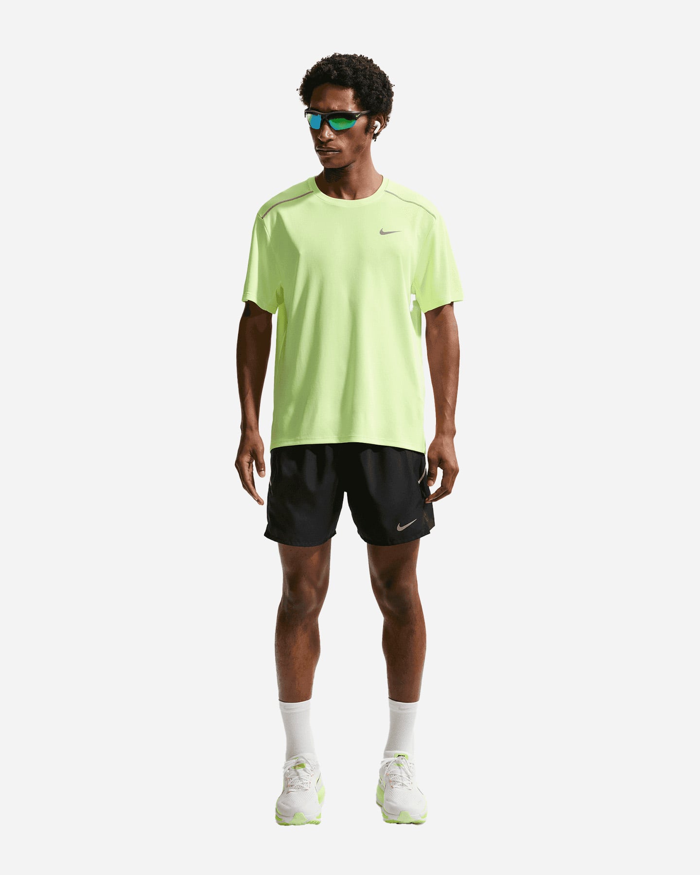Short running NIKE MILER M - Nero - 1 | Cisalfa Sport