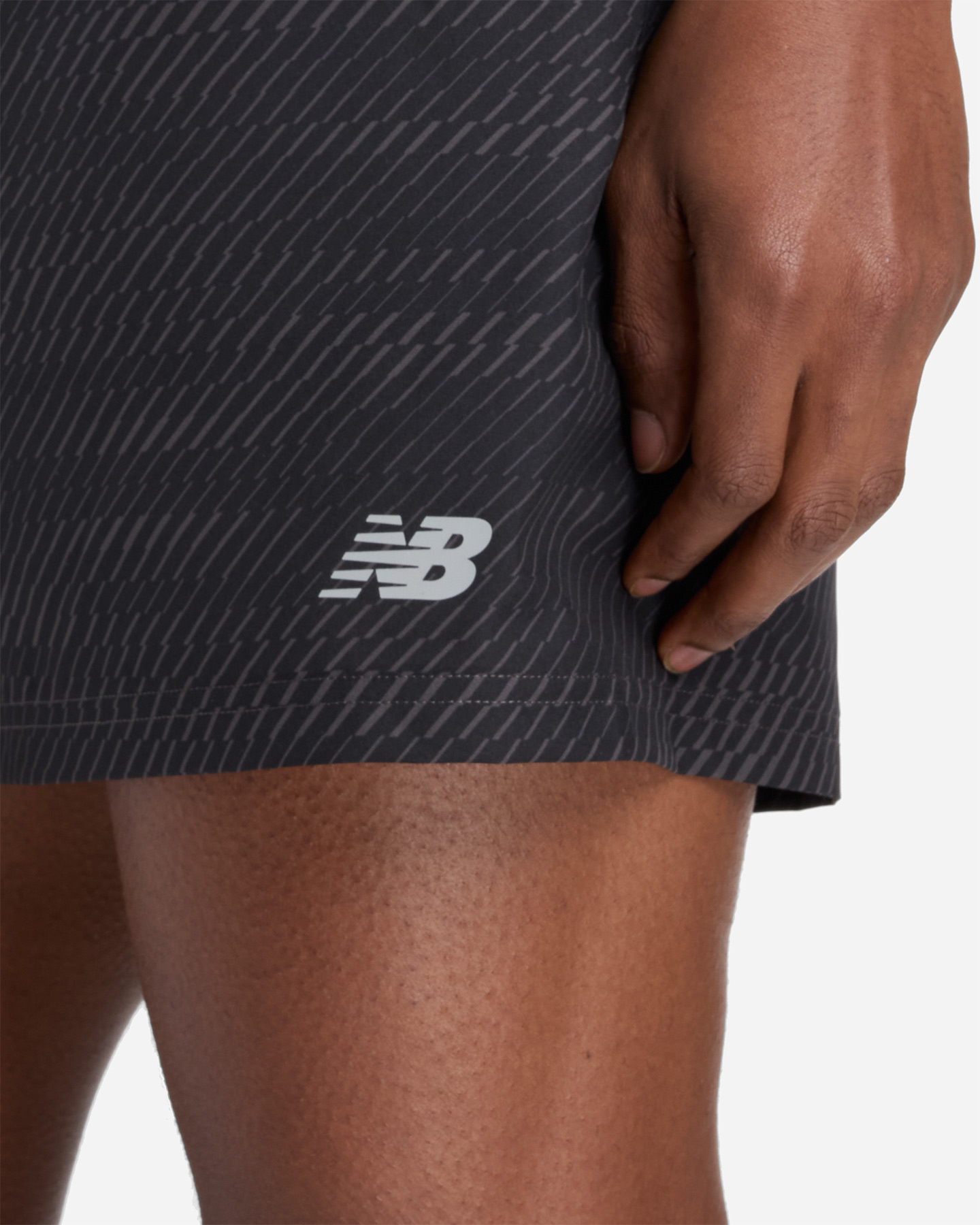 Short running NEW BALANCE ESSENTIAL M - Nero - 4 | Cisalfa Sport