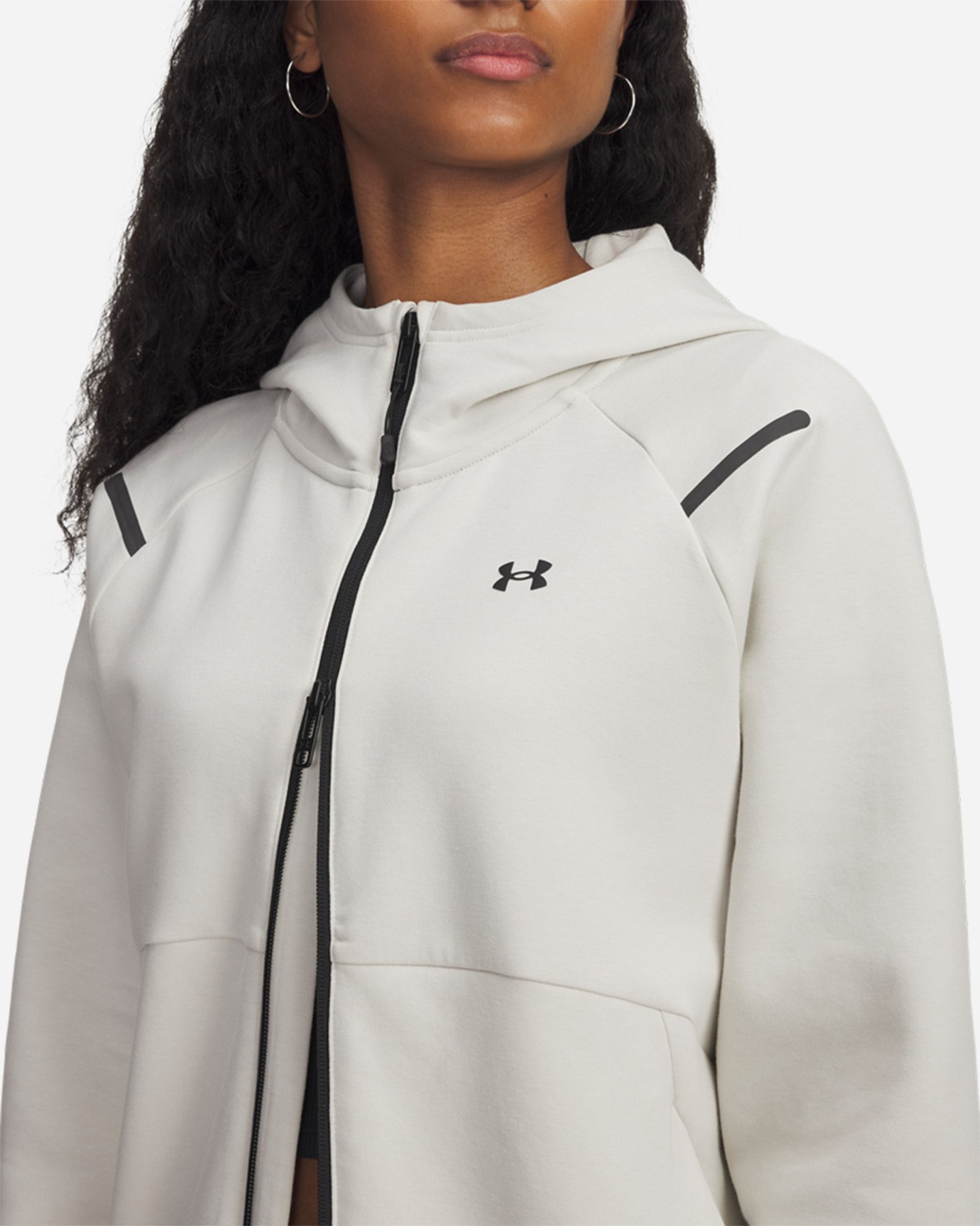 Felpa UNDER ARMOUR UNSTOPPABLE W - Bianco - 3 | Cisalfa Sport