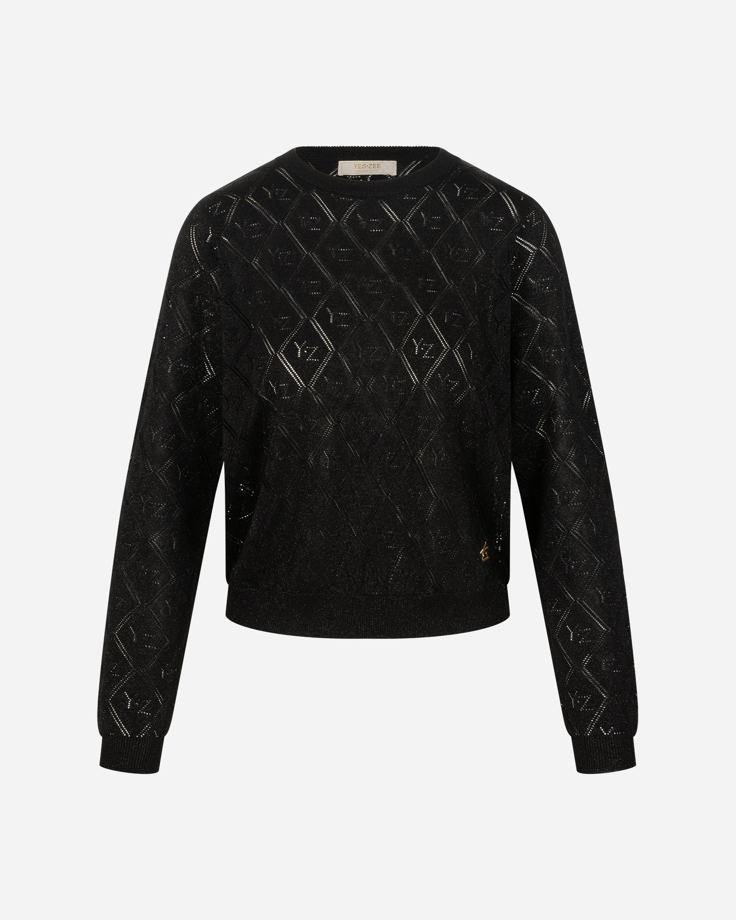 Maglione YES ZEE ALLOVER LOGO W - Nero - 0 | Cisalfa Sport