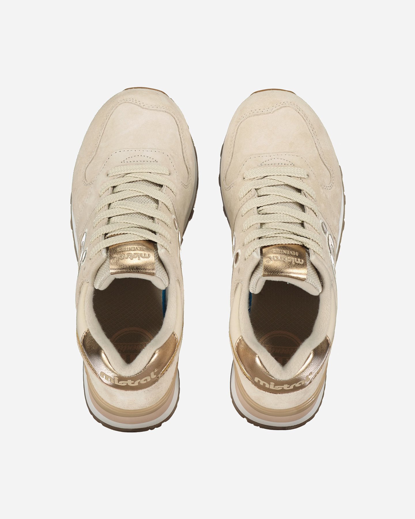 Scarpe sneakers MISTRAL SEVENTIES LTH W - Beige - 4 | Cisalfa Sport