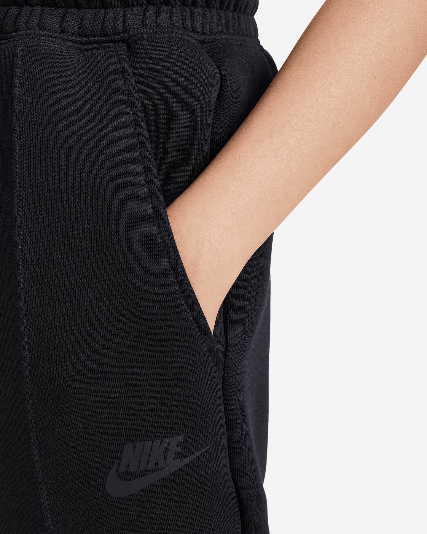 Pantalone NIKE TECH FLEECE JR - Nero - 5 | Cisalfa Sport
