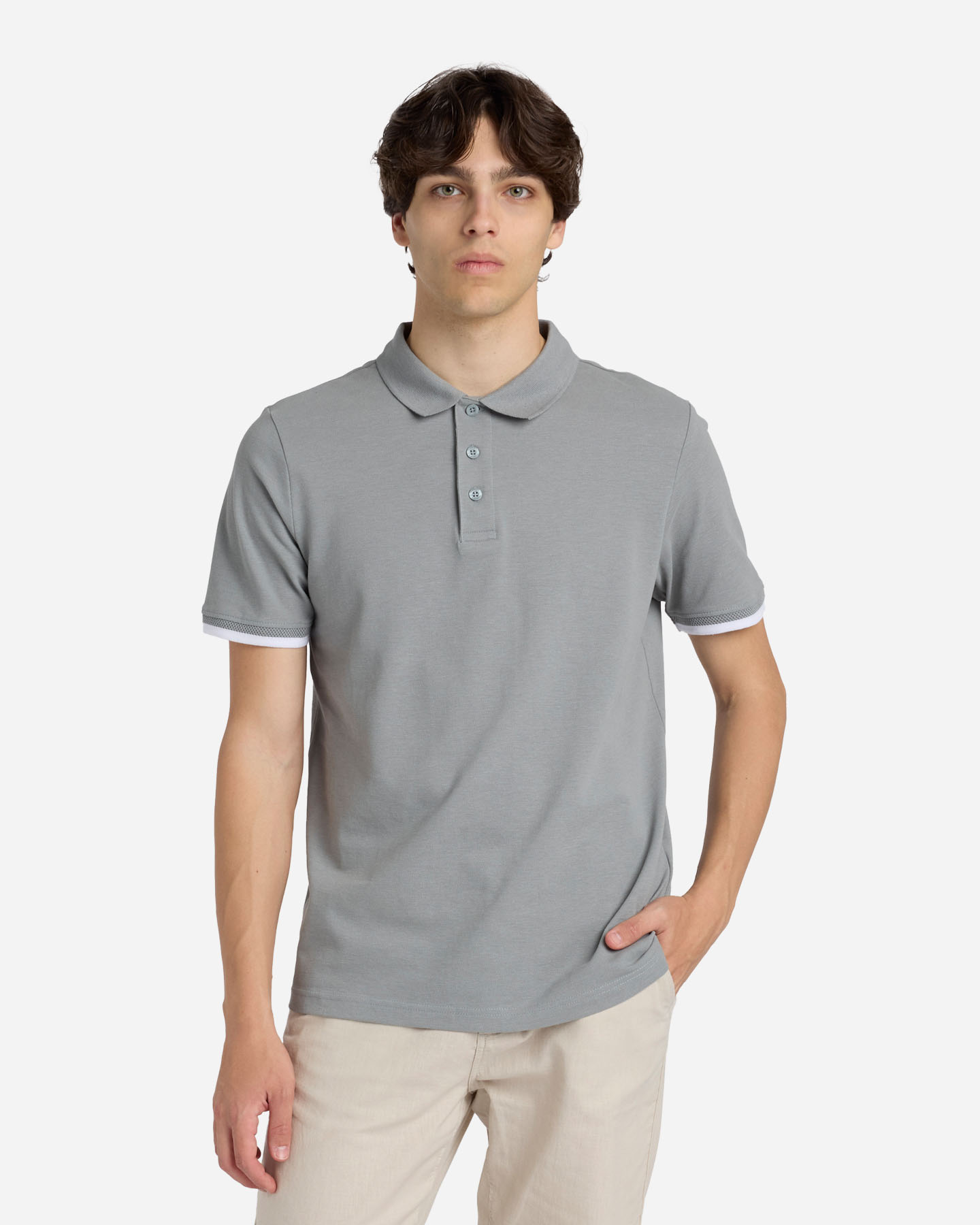 Polo DACK'S ESSENTIAL M - Grigio - 1 | Cisalfa Sport