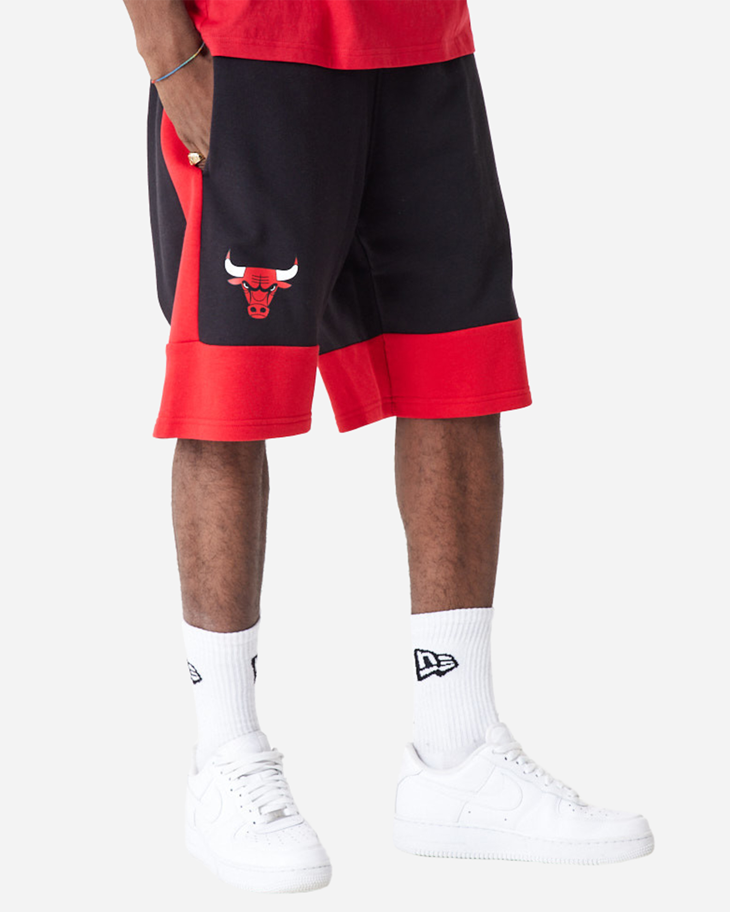 Image of New Era Colour Block Chicago Bulls M - Abbigliamento Basket - Uomo