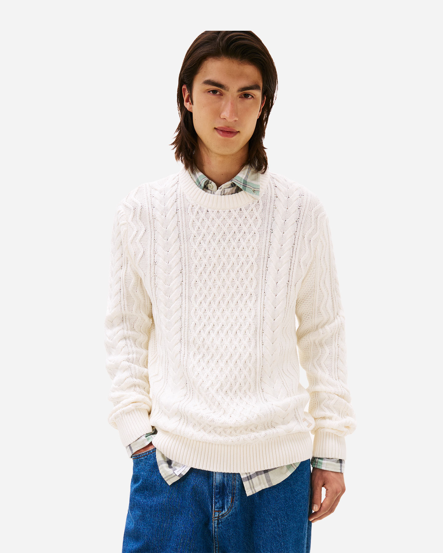 Maglione TOMMY HILFIGER BADGE CABLE M - Bianco - 1 | Cisalfa Sport