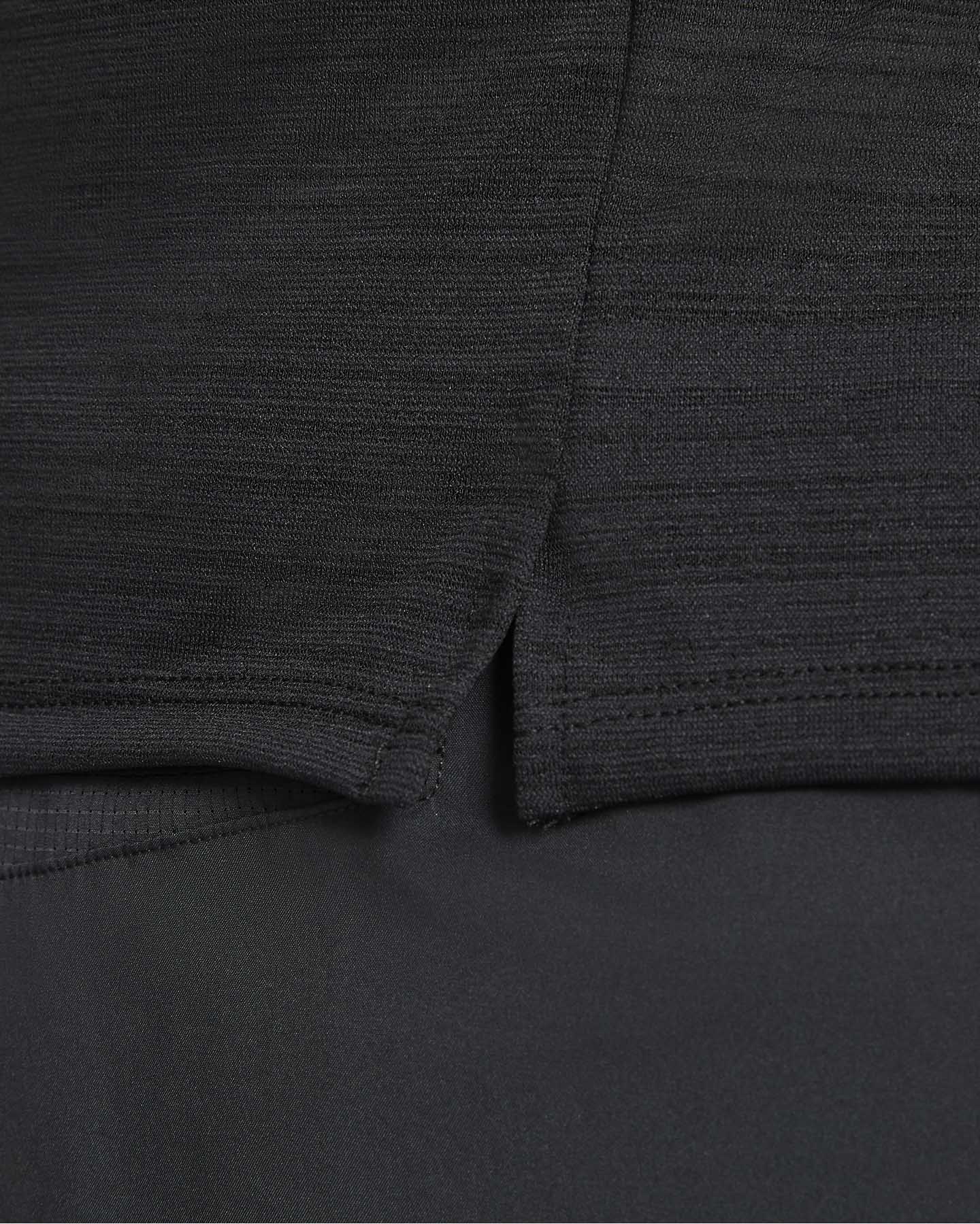 T-shirt running NIKE DRI-FIT MILER M - Nero - 4 | Cisalfa Sport