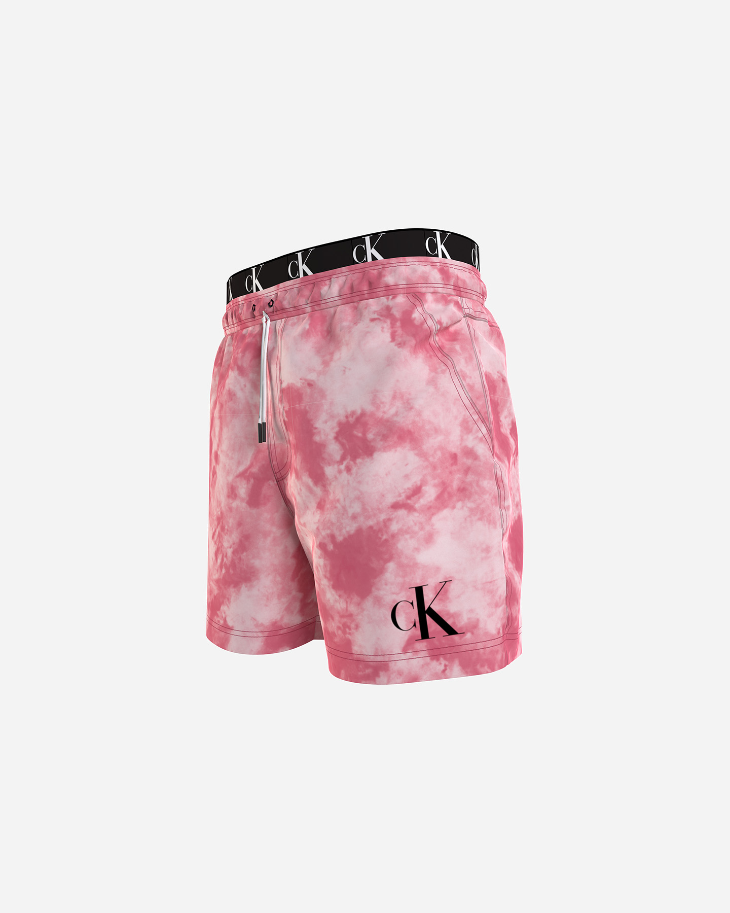 Boxer mare CALVIN KLEIN JEANS TIE DYE M - Rosa - 1 | Cisalfa Sport