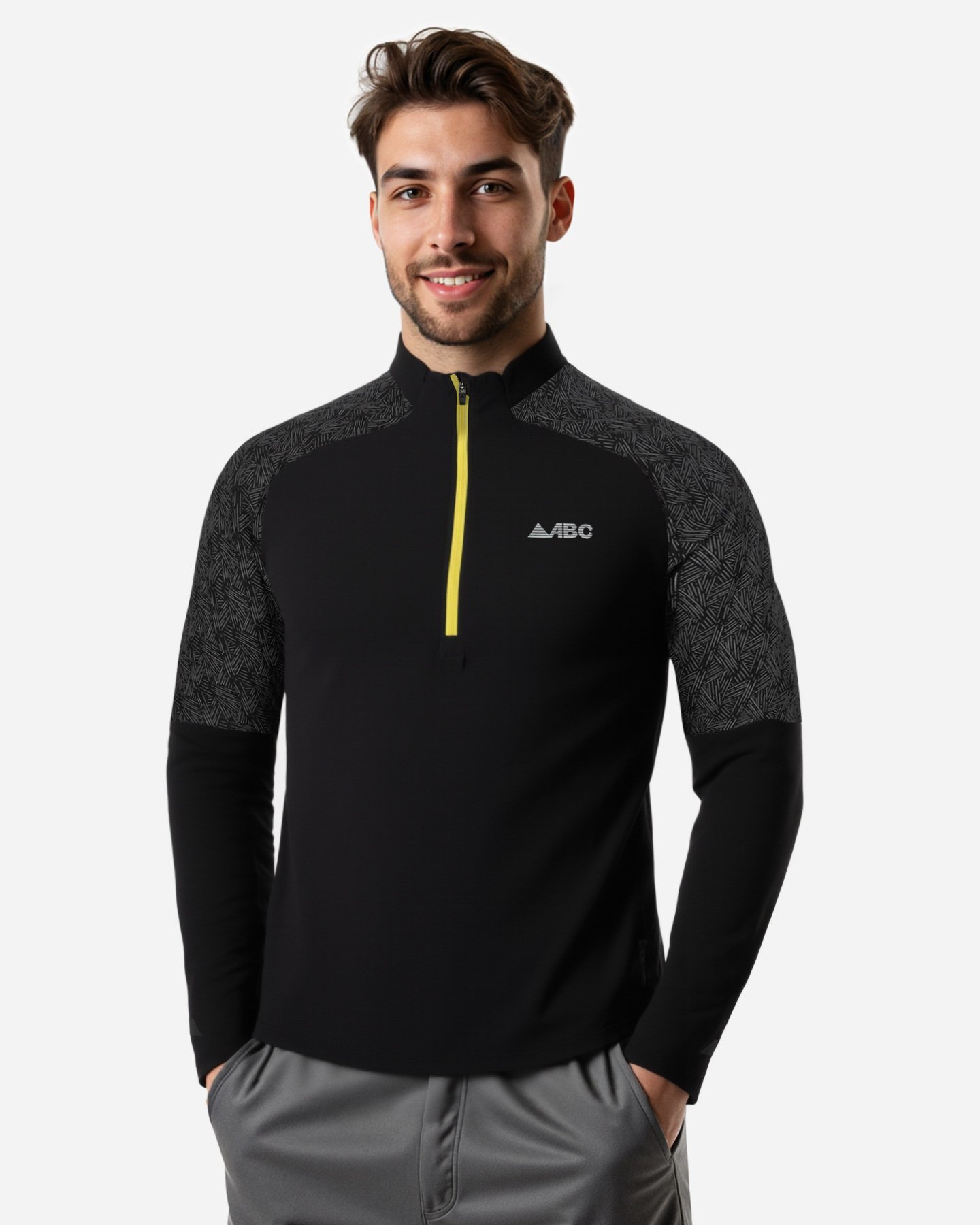 Giacca running ABC REFLEX M - Nero - 2 | Cisalfa Sport