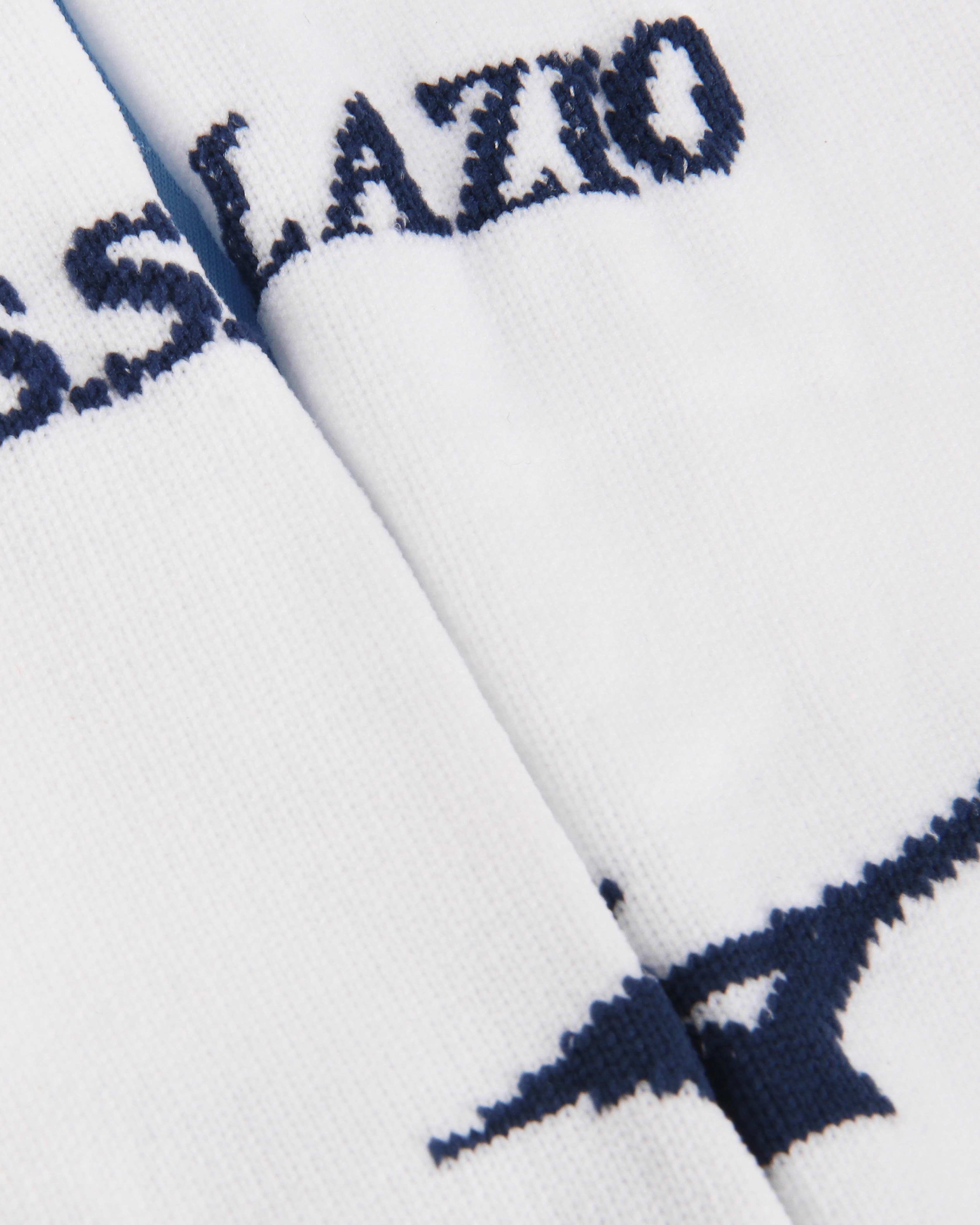 Calzettoni calcio ufficiali MIZUNO LAZIO HOME 24-25 M - Bianco - 3 | Cisalfa Sport