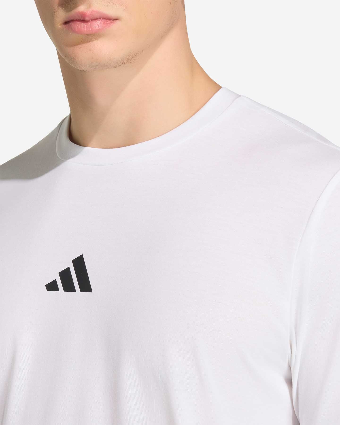 T-shirt ADIDAS TECH CLIMA GRAPHIC M - Bianco - 4 | Cisalfa Sport