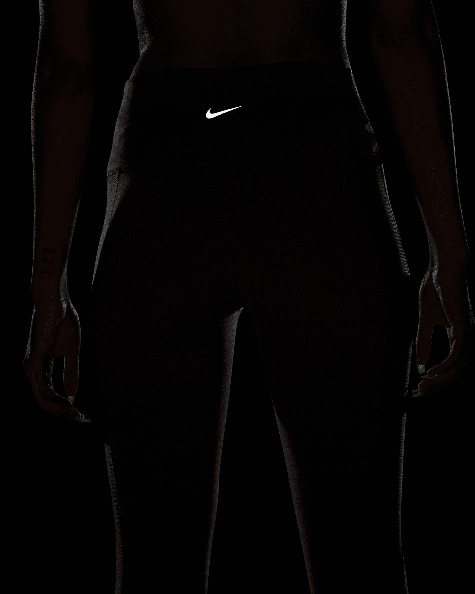 Leggings NIKE DRI FIT ONE HR 7-8 W - Nero - 2 | Cisalfa Sport