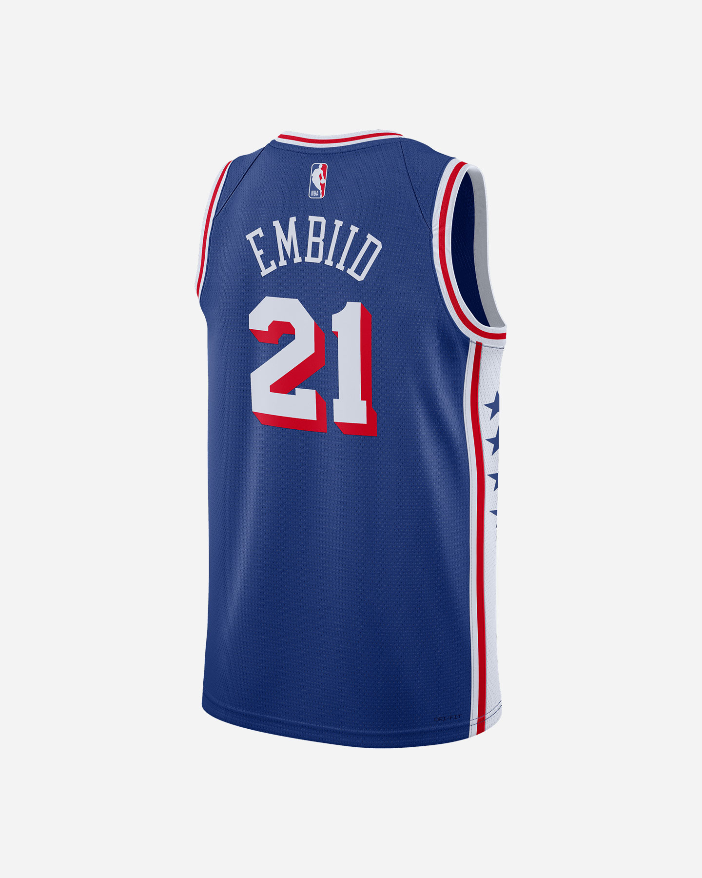 Canotta basket NIKE JOEL EMBIID PHILADELPHIA 76E ICON M - Blu - 1 | Cisalfa Sport