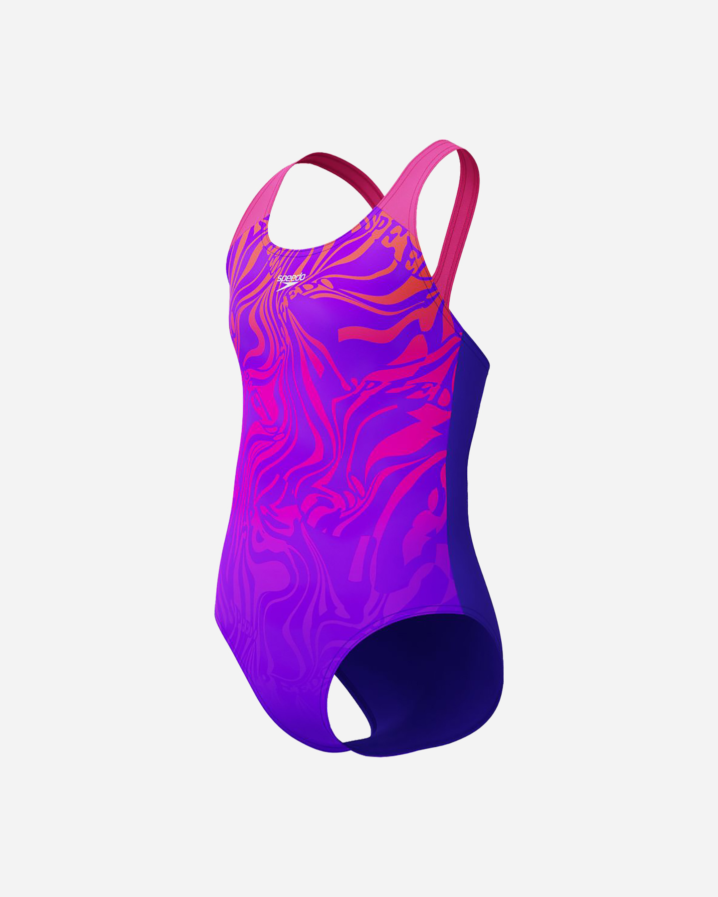 Costume piscina SPEEDO DIGITAL PLACEMENT JR - Blu - 5 | Cisalfa Sport