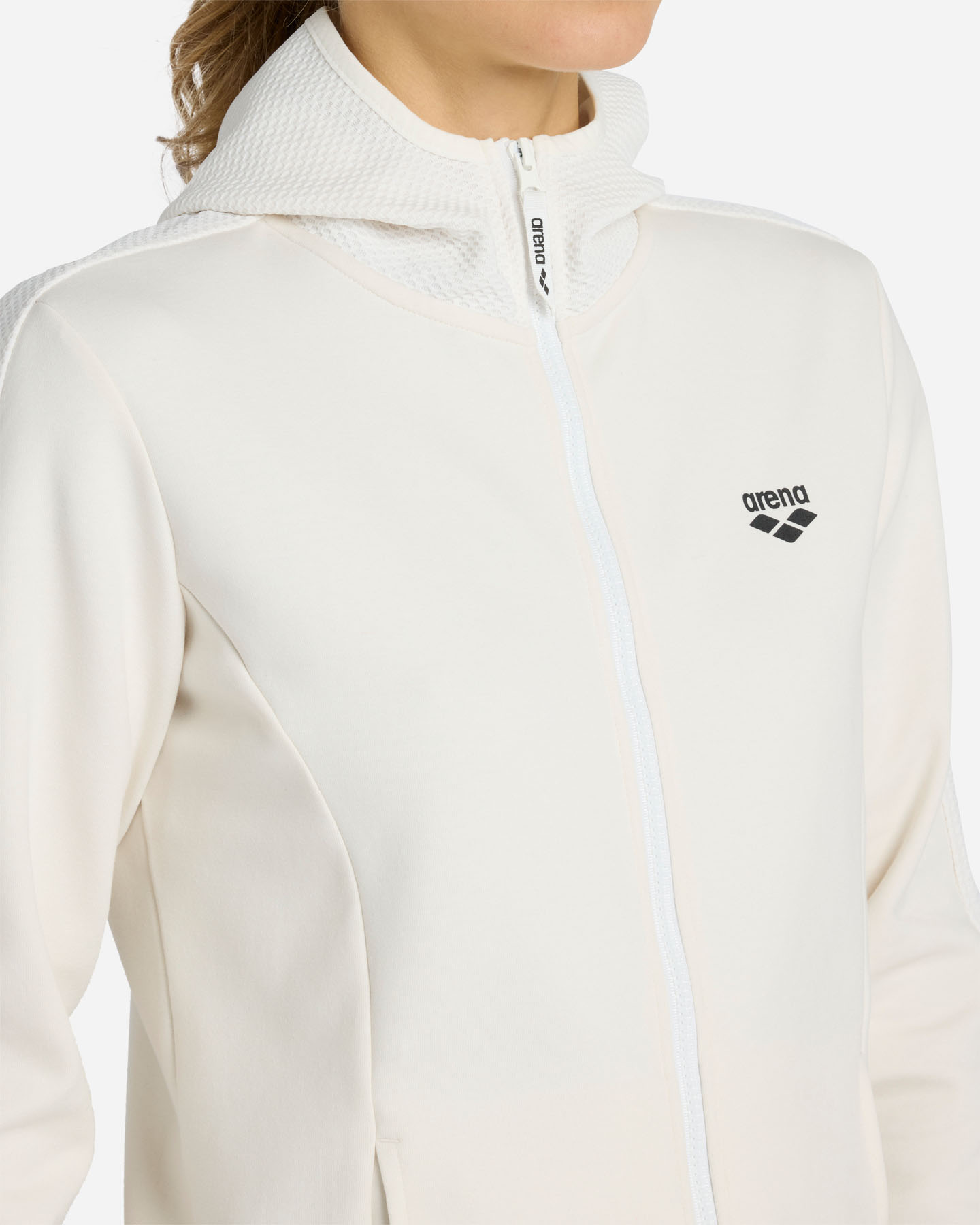 Felpa ARENA ATHLETIC PROGRESS W - Bianco - 5 | Cisalfa Sport
