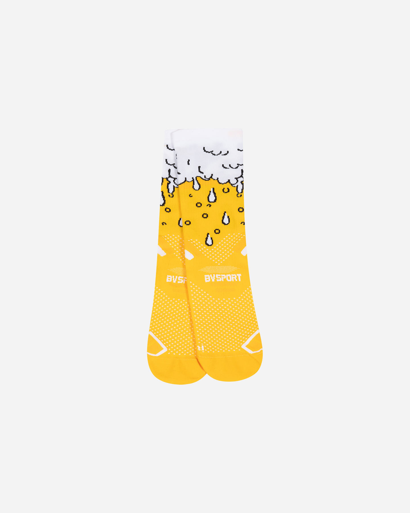 Calze running BV SPORT BIRRA  - Giallo - 1 | Cisalfa Sport