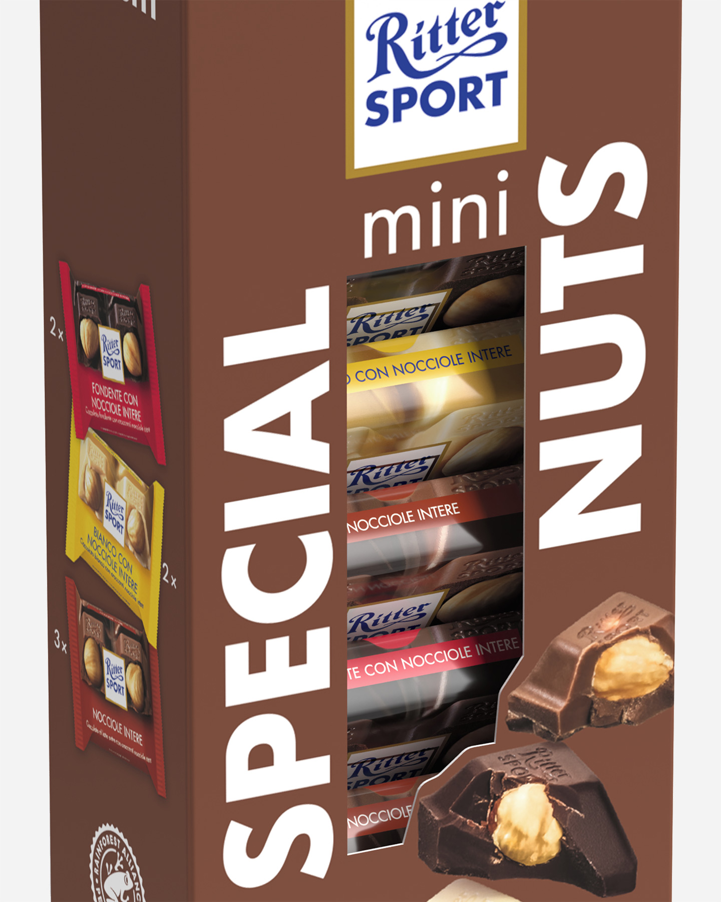 Energetico RITTER SPORT MINI NOCCIOLE X7  - Marrone - 1 | Cisalfa Sport