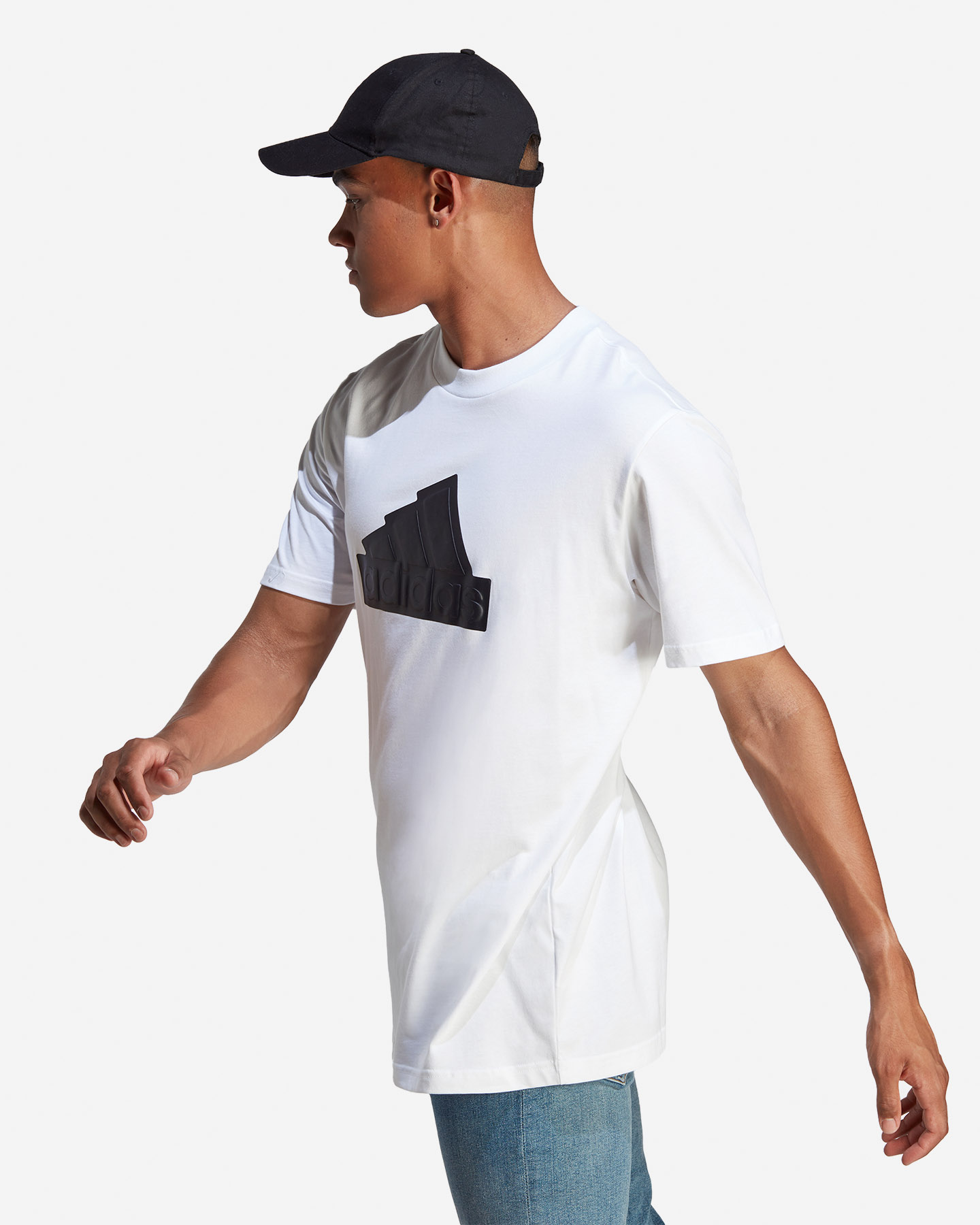 T-shirt ADIDAS BADGE OF SPORT M - Bianco - 2 | Cisalfa Sport