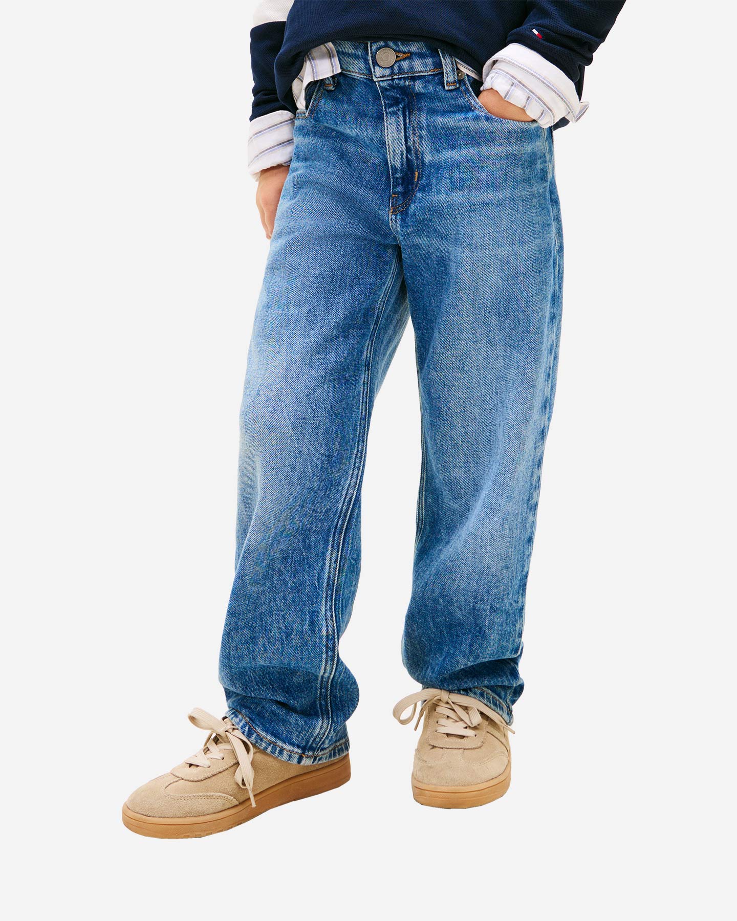 Jeans TOMMY HILFIGER BAGGY WORKER JR - Denim - 3 | Cisalfa Sport
