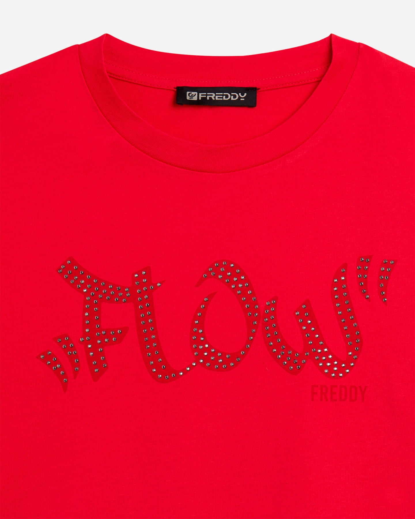 T-shirt FREDDY CROP URBAN BORCHIE W - Rosso - 4 | Cisalfa Sport