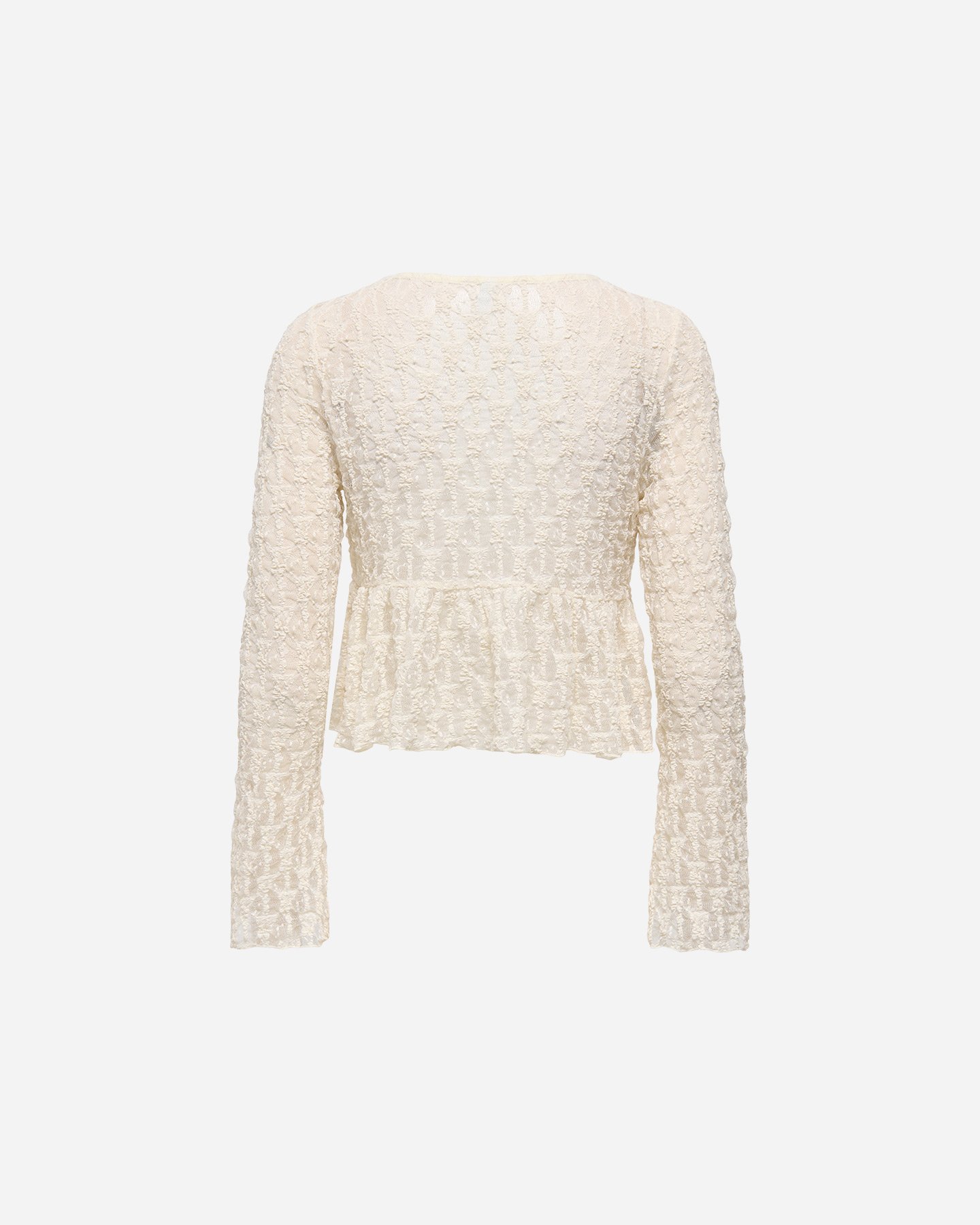 T-shirt ONLY LAYA EFFETTO PIZZO W - Bianco - 1 | Cisalfa Sport