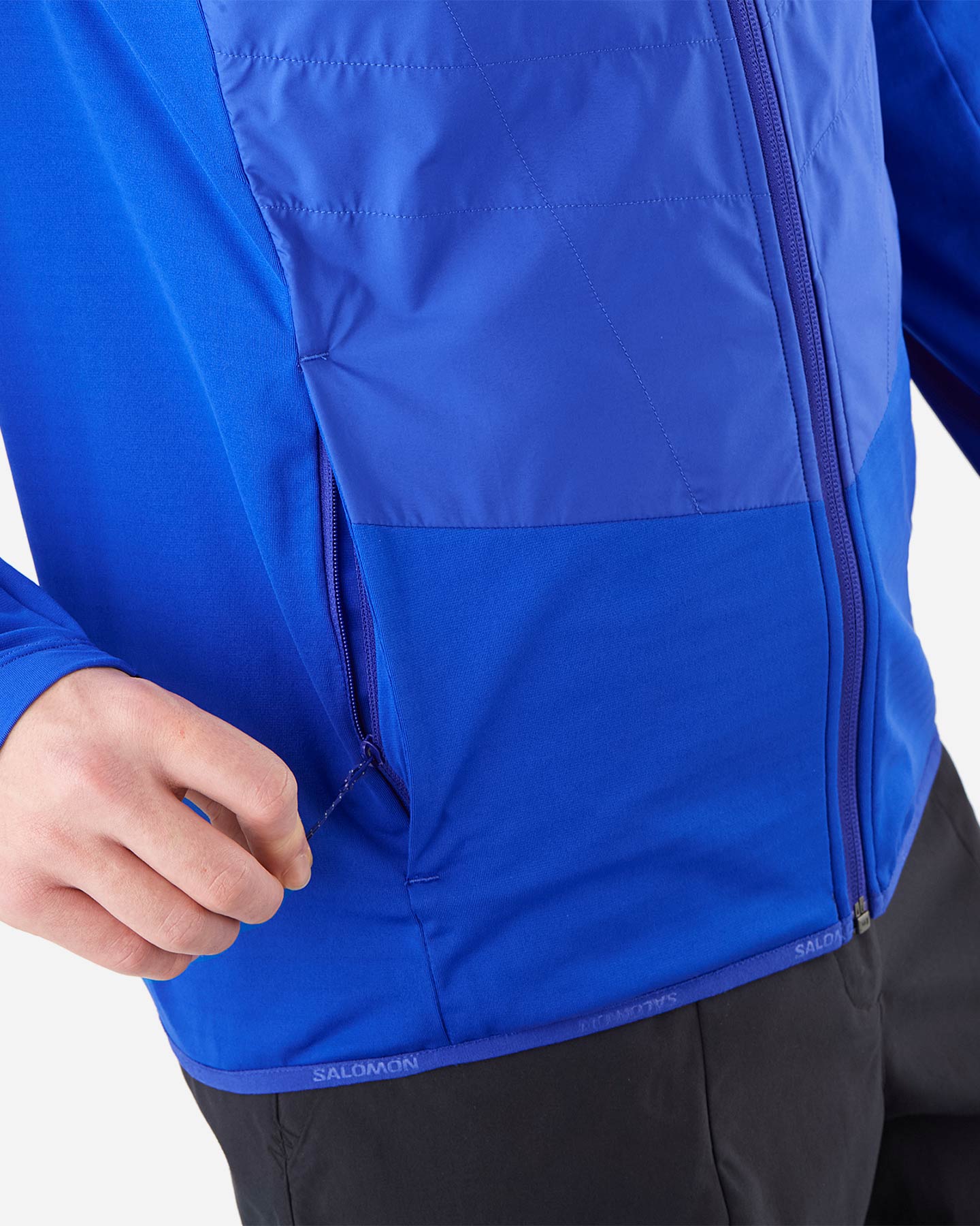 Pile SALOMON OUTLINE ALL SEASON HYBRID M - Blu - 5 | Cisalfa Sport