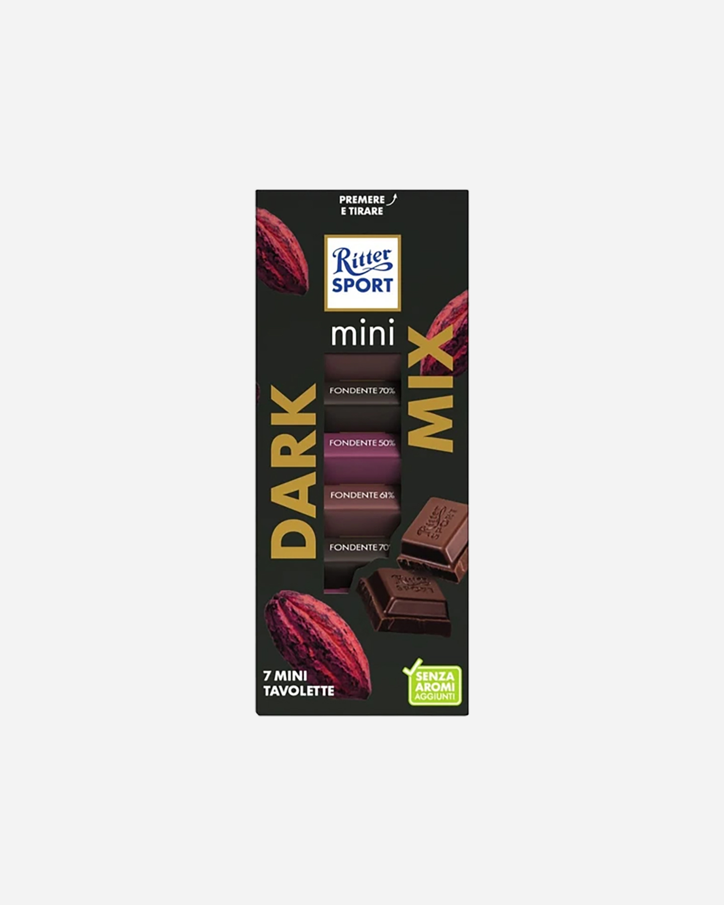 Energetico RITTER SPORT MINI DARK MIX X 7 TOWER  - Nero - 0 | Cisalfa Sport