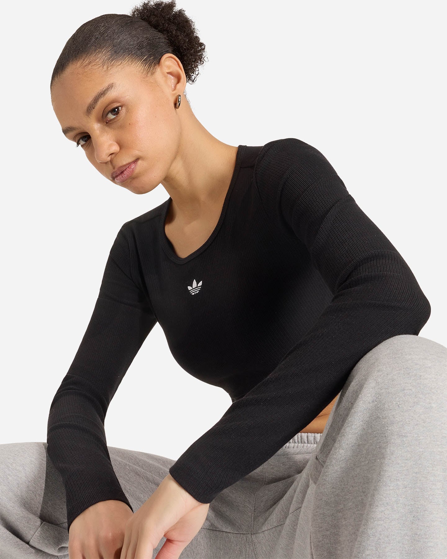 T-shirt ADIDAS ESSENTIALS W - Nero - 4 | Cisalfa Sport