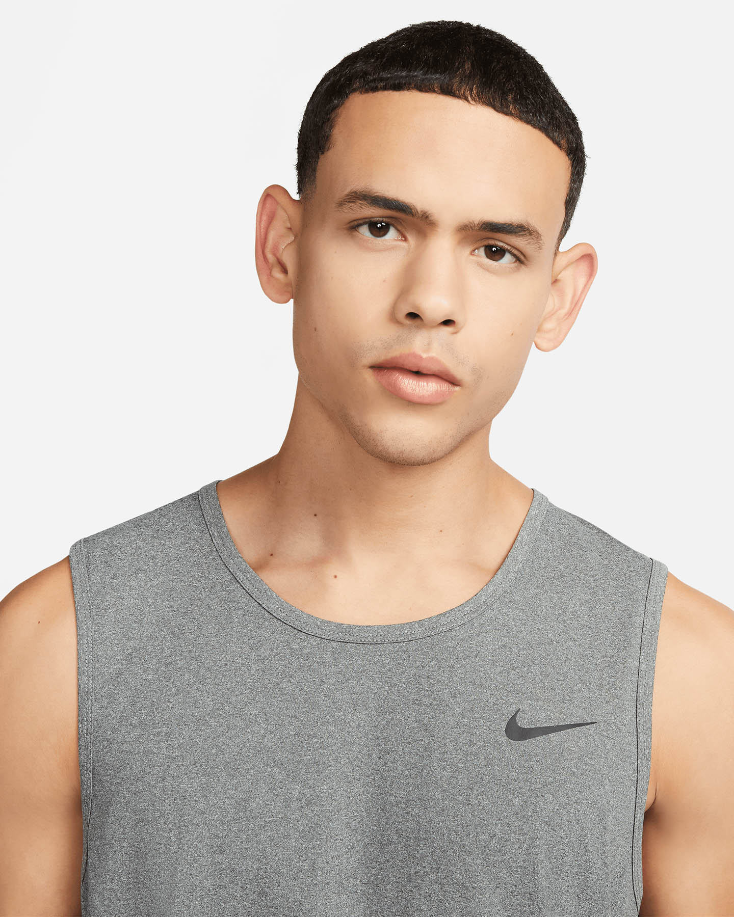 Canotta training NIKE DRI FIT HYVERSE M - Grigio - 2 | Cisalfa Sport