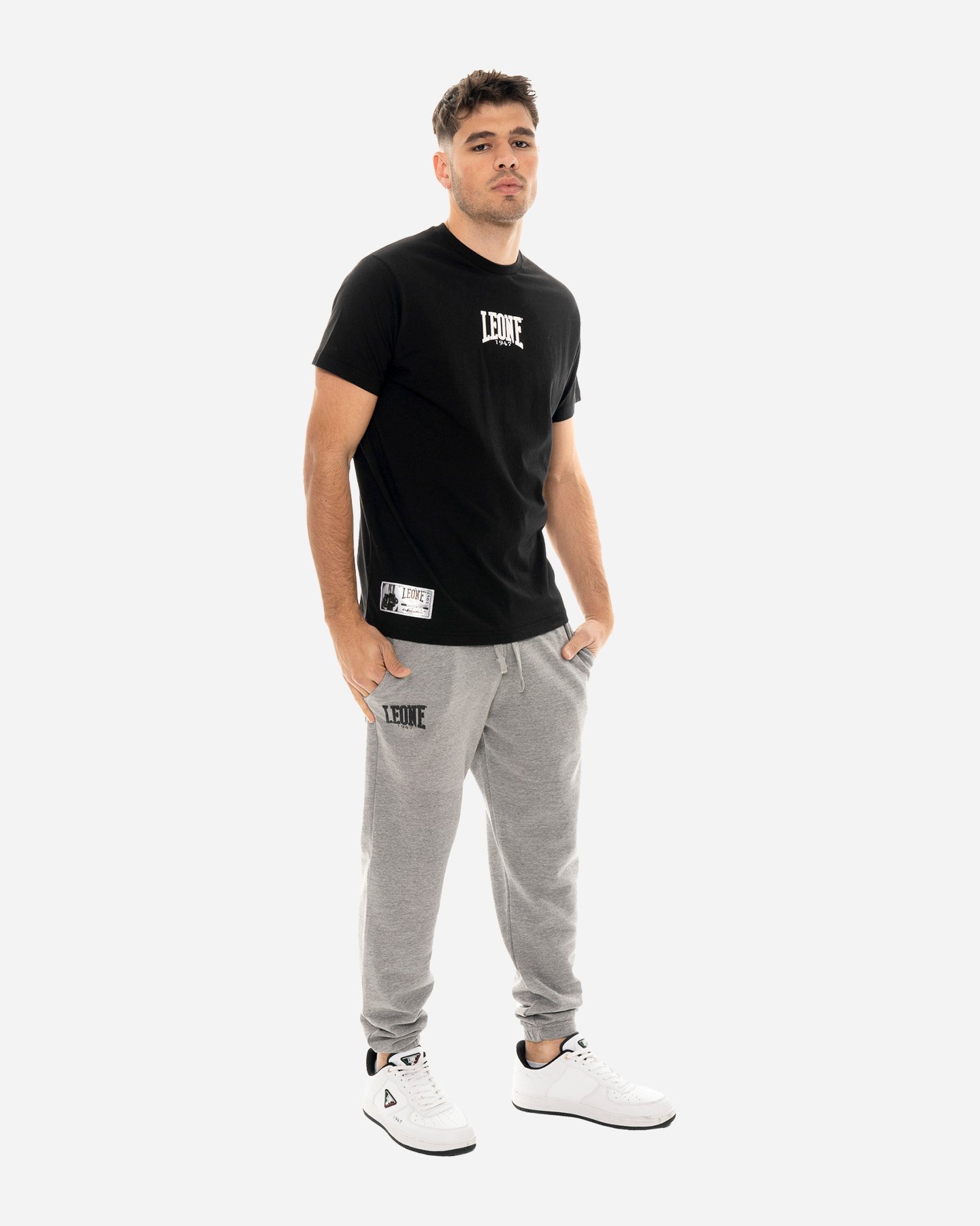 T-shirt LEONE SMALL LOGO M - Nero - 3 | Cisalfa Sport