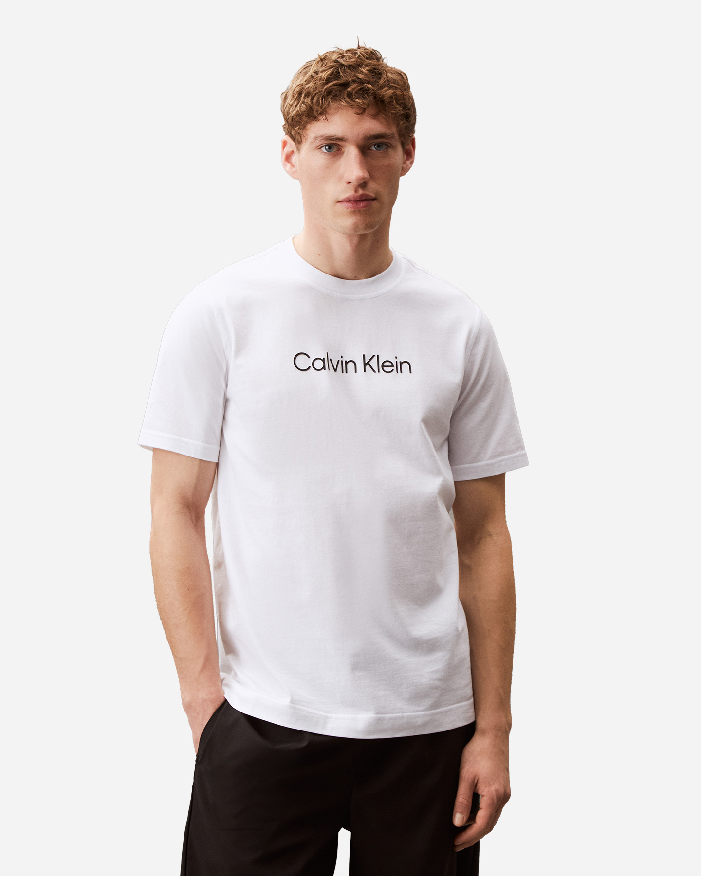 T-shirt CALVIN KLEIN SPORT MODERN LOGO M - Bianco - 0 | Cisalfa Sport