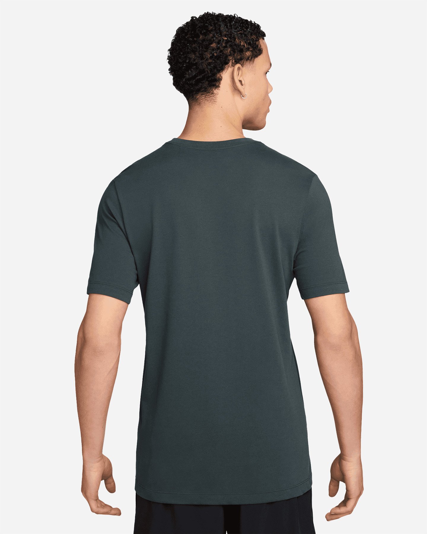T-shirt training NIKE DRI FIT SMALL LOGO M - Verde - 1 | Cisalfa Sport