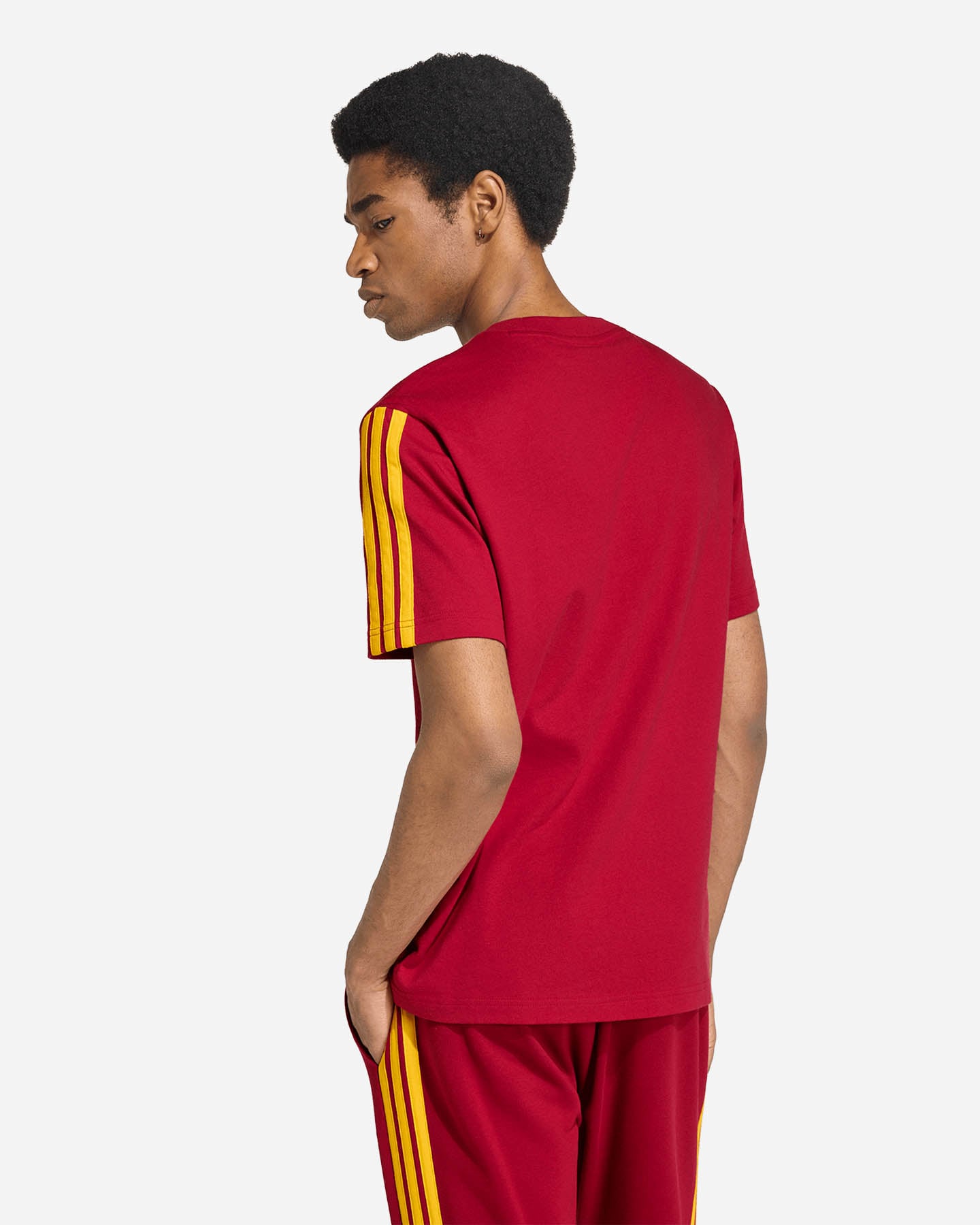 Abbigliamento calcio ufficiale ADIDAS ROMA DNA 26-27 M - Rosso - 3 | Cisalfa Sport