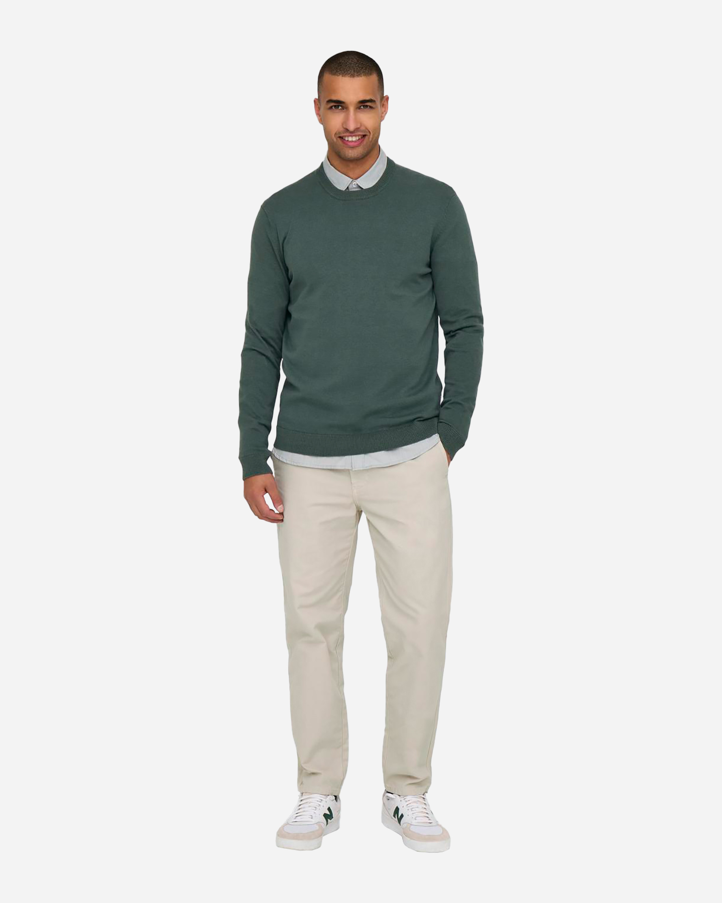 Maglione ONLY & SONS ALEX M - Verde - 3 | Cisalfa Sport