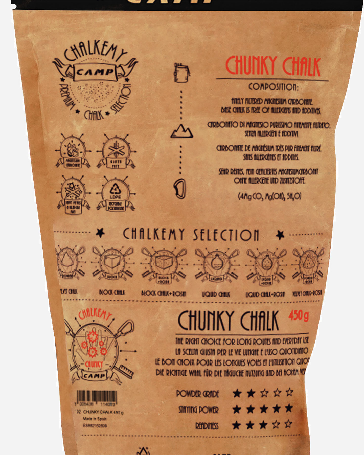 Accessorio arrampicata CAMP SACCHETTO 450GR  - Bianco - 1 | Cisalfa Sport