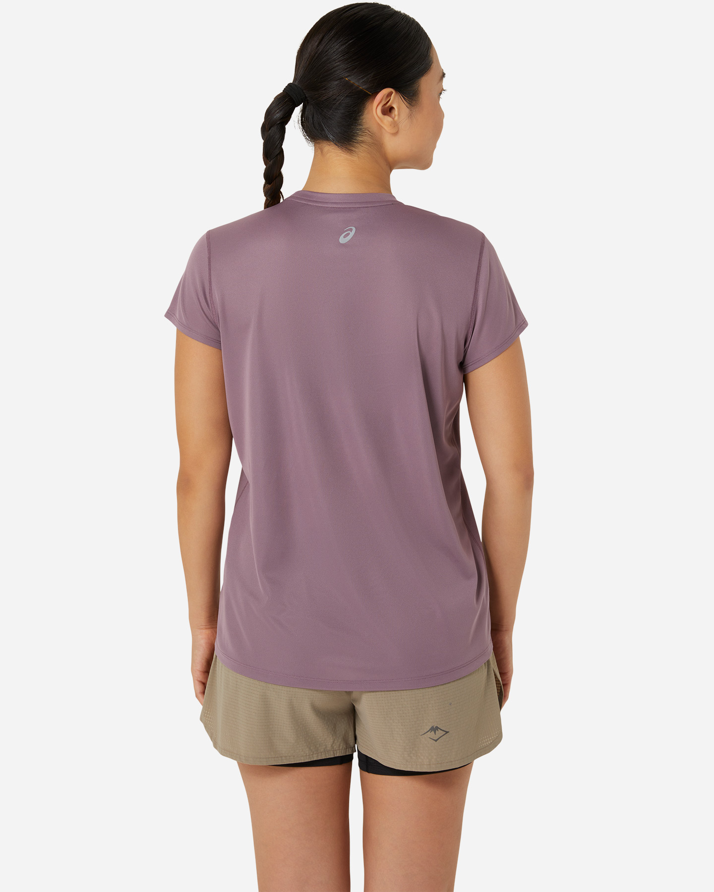 T-shirt running ASICS FUJITRAIL LOGO SS W - Viola - 2 | Cisalfa Sport