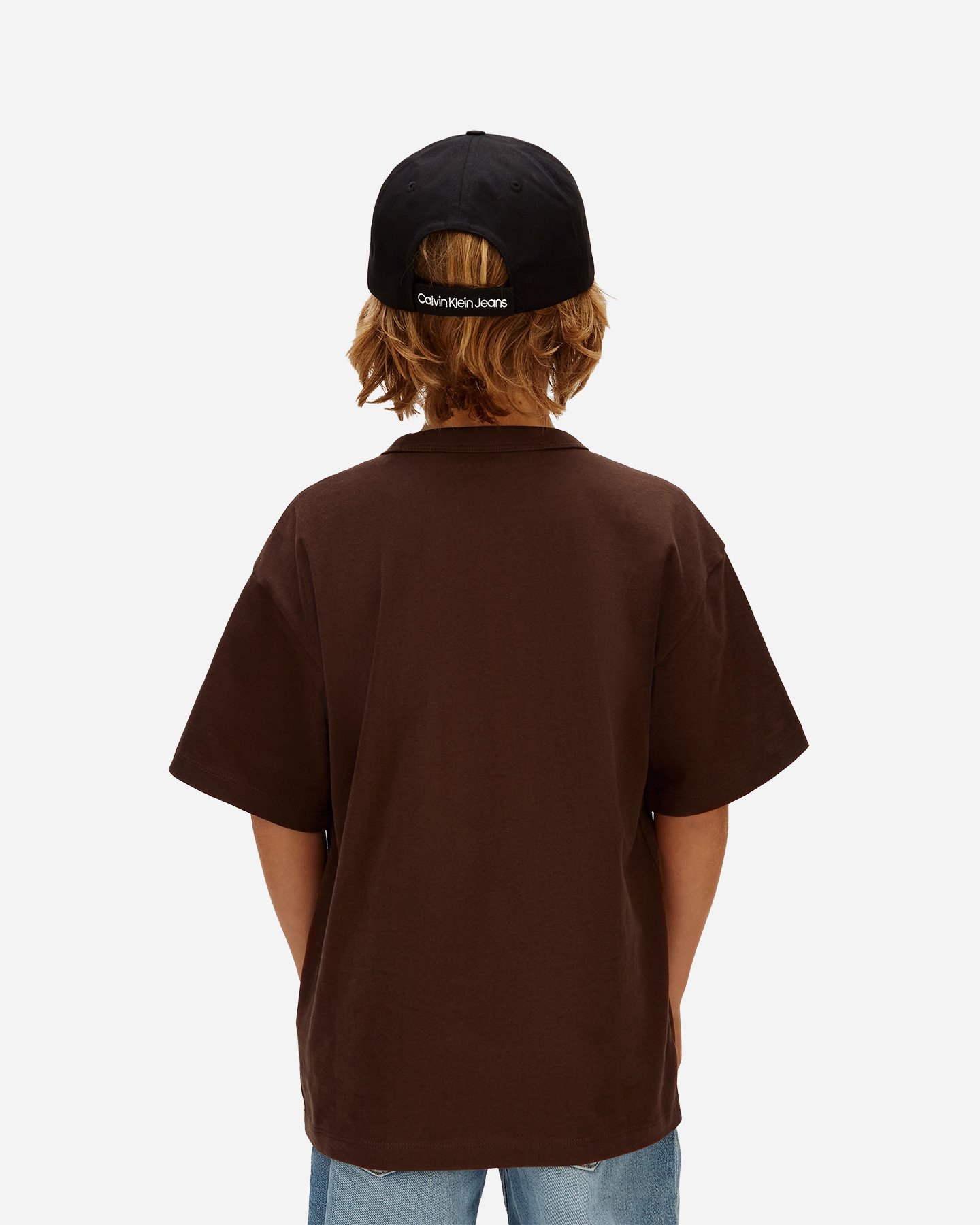 T-shirt CALVIN KLEIN JEANS COLLEGE GRAPHIC JR - Marrone - 2 | Cisalfa Sport