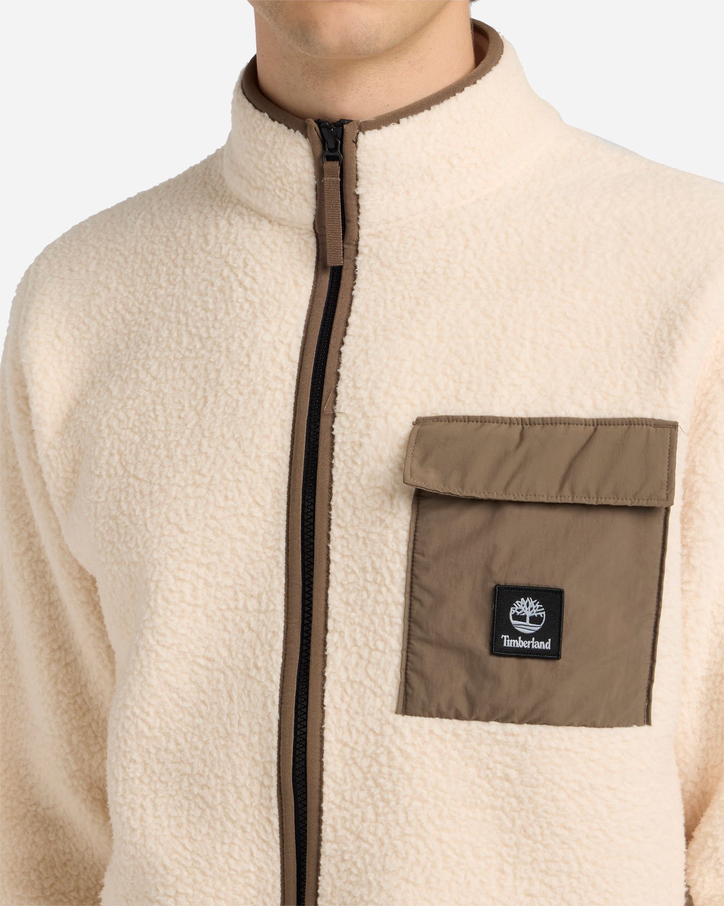 Felpa TIMBERLAND LOGO M - Beige - 5 | Cisalfa Sport