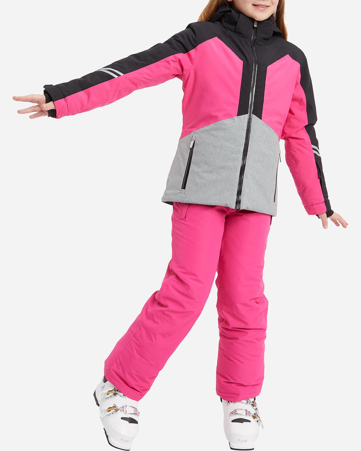 Giacca sci MCKINLEY IVY GLS JR - Nero - 3 | Cisalfa Sport