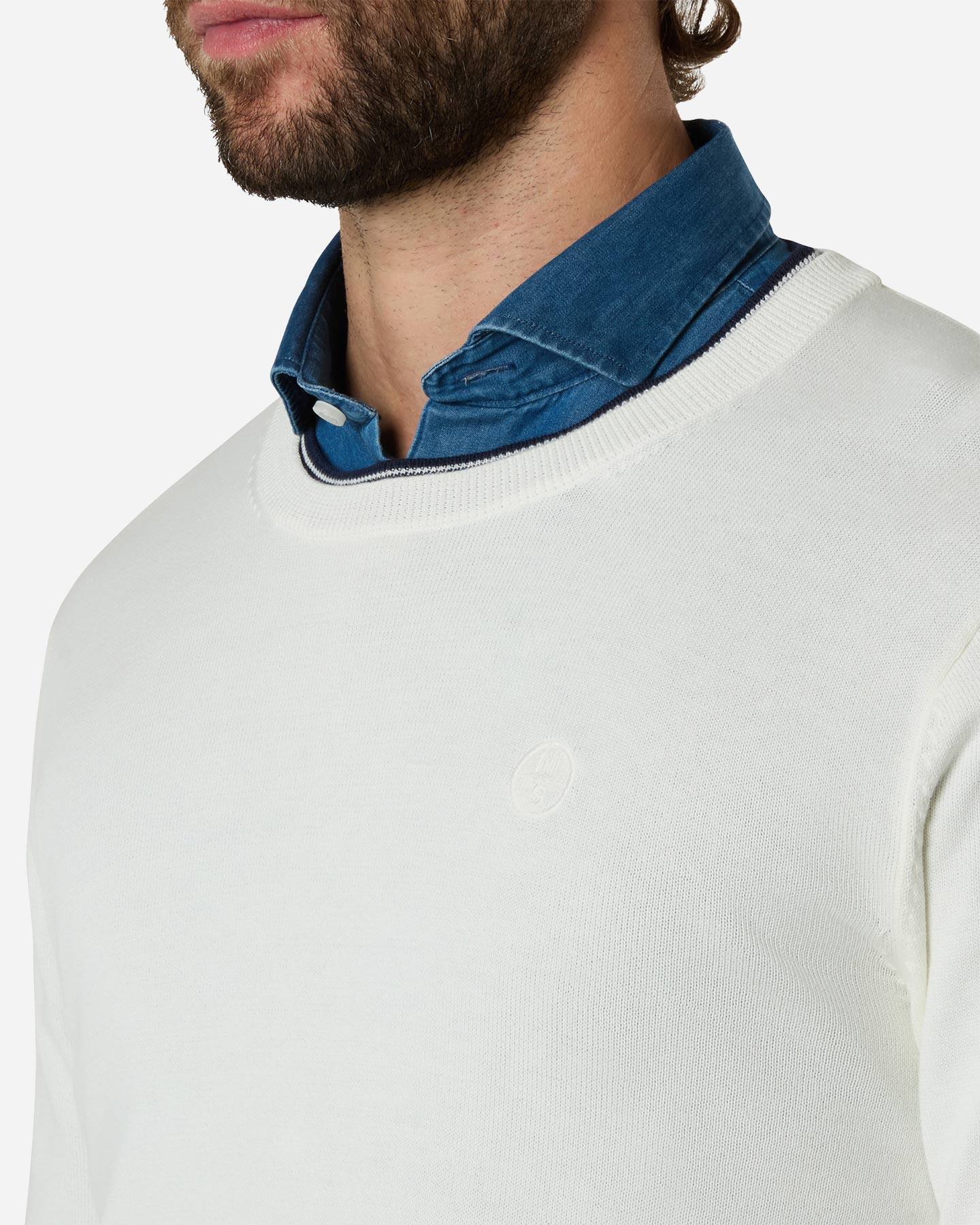 Maglione NORTH SAILS BASIC M - Beige - 5 | Cisalfa Sport